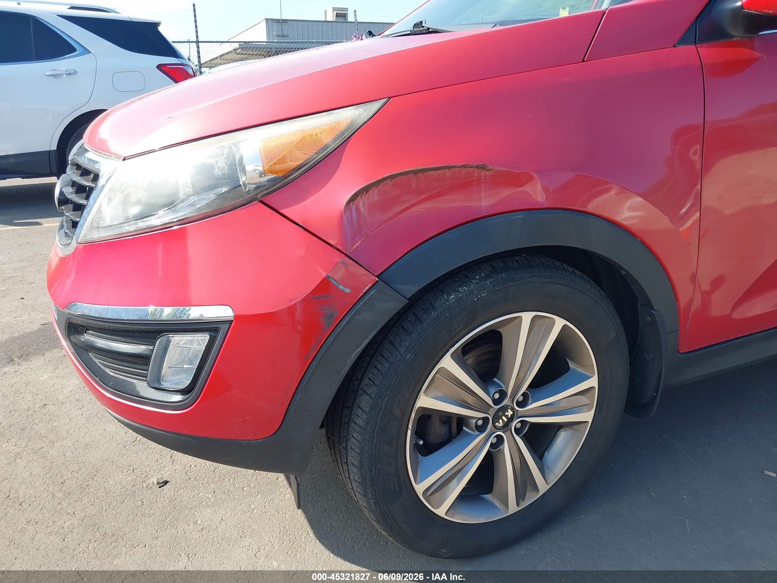 2014 Kia Sportage Sx Красный vin: KNDPC3A69E7567929