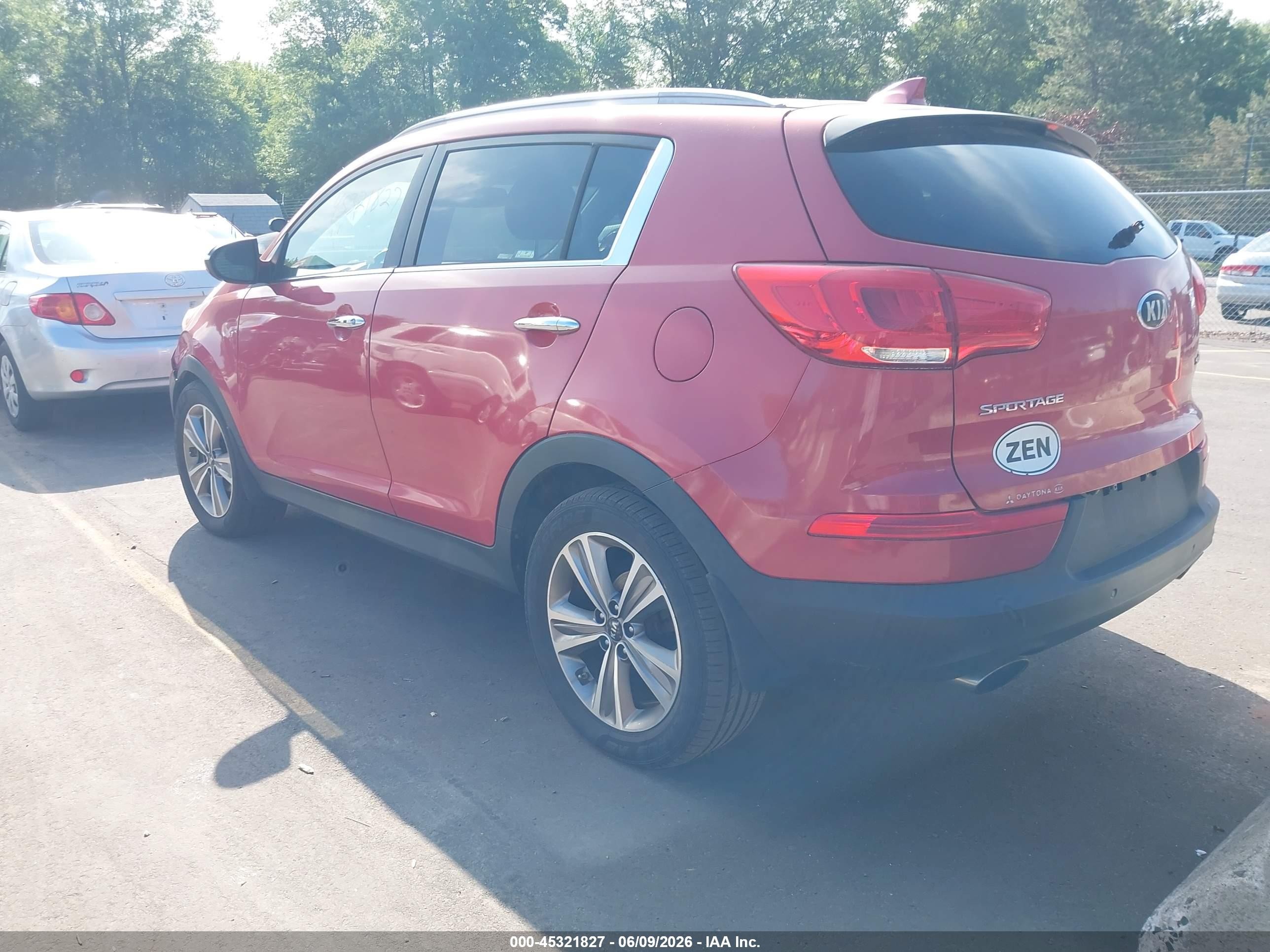 2014 Kia Sportage Sx Красный vin: KNDPC3A69E7567929
