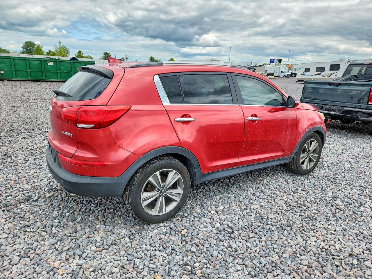 2014 Kia Sportage Sx Red vin: KNDPC3A69E7582947