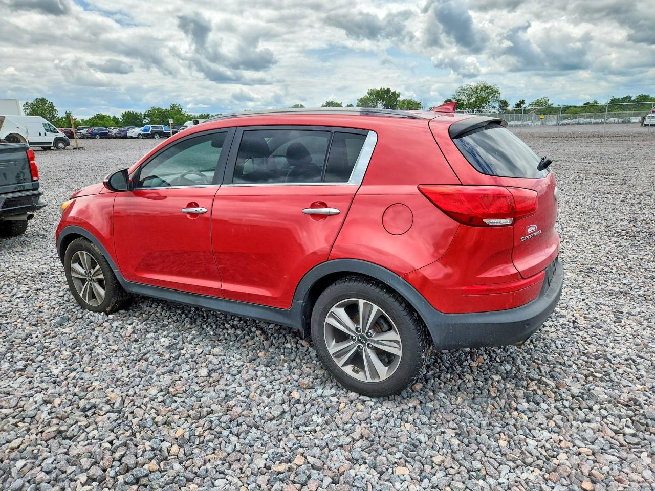 2014 Kia Sportage Sx Red vin: KNDPC3A69E7582947