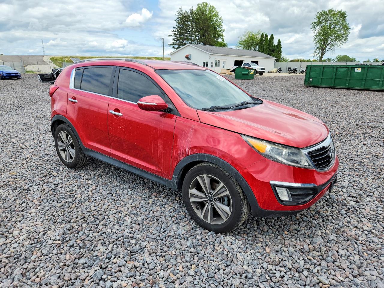 2014 Kia Sportage Sx Red vin: KNDPC3A69E7582947