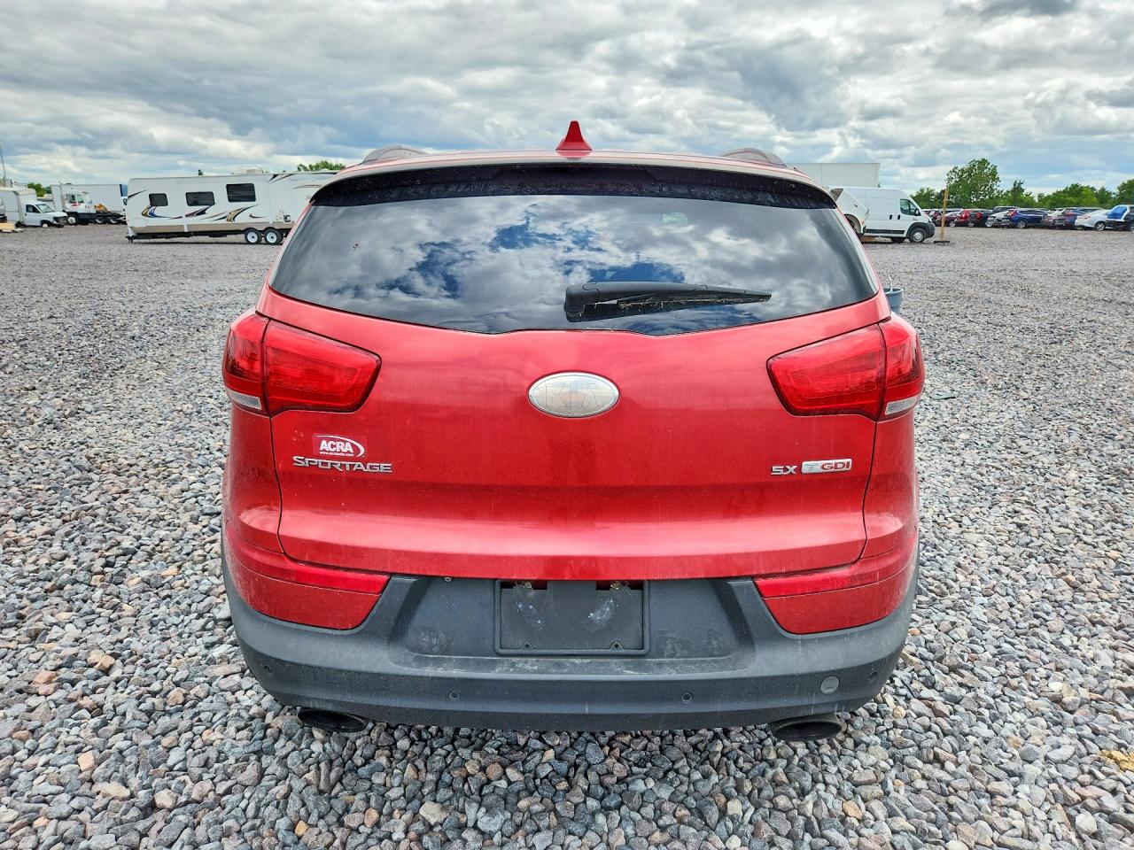 2014 Kia Sportage Sx Red vin: KNDPC3A69E7582947