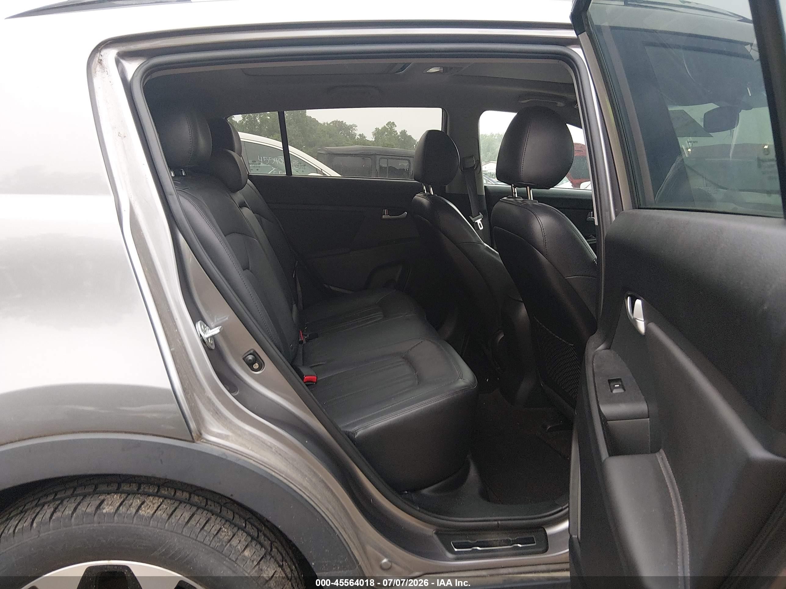 2012 Kia Sportage Sx Gray vin: KNDPC3A6XC7186717