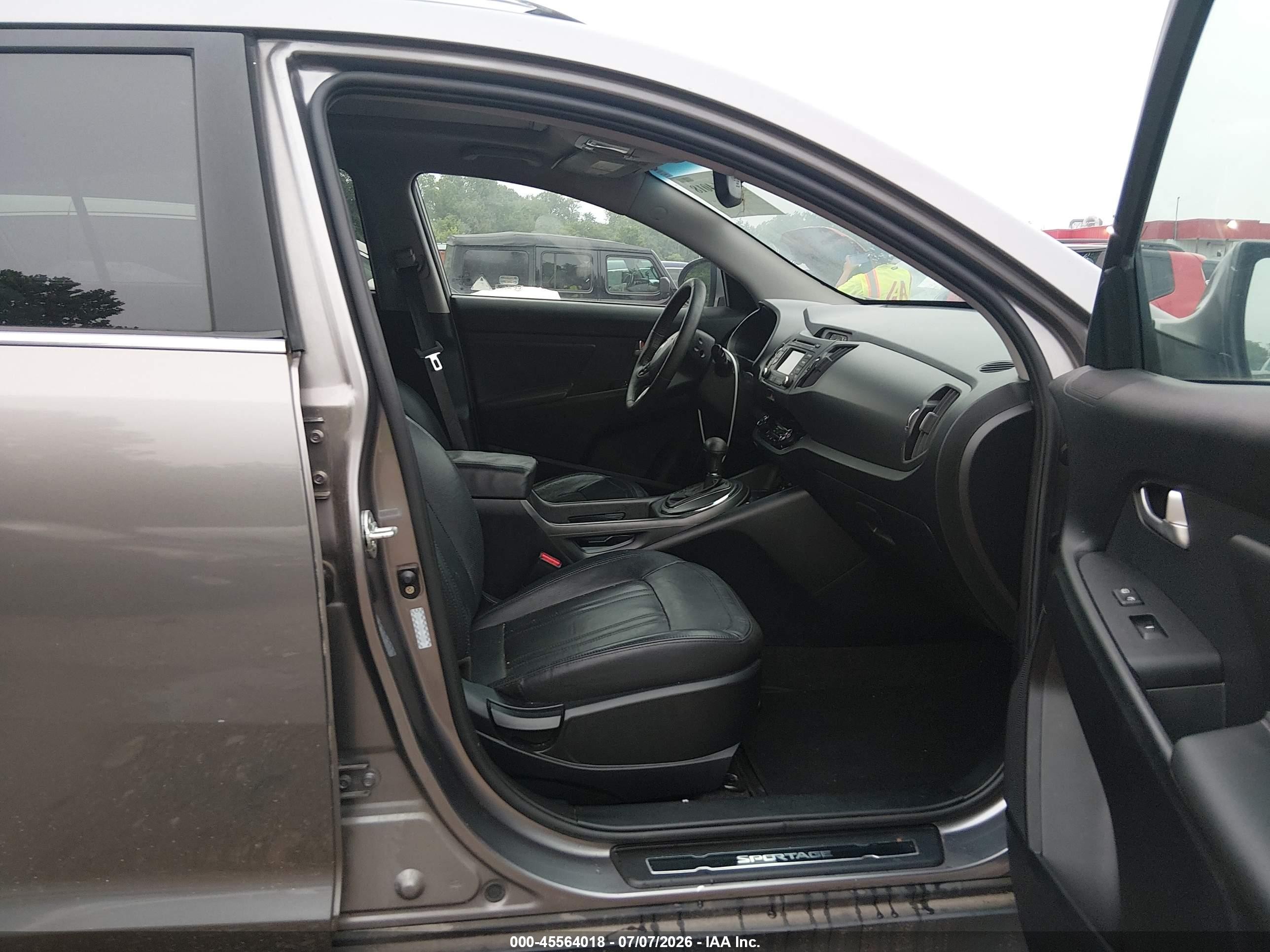 2012 Kia Sportage Sx Gray vin: KNDPC3A6XC7186717