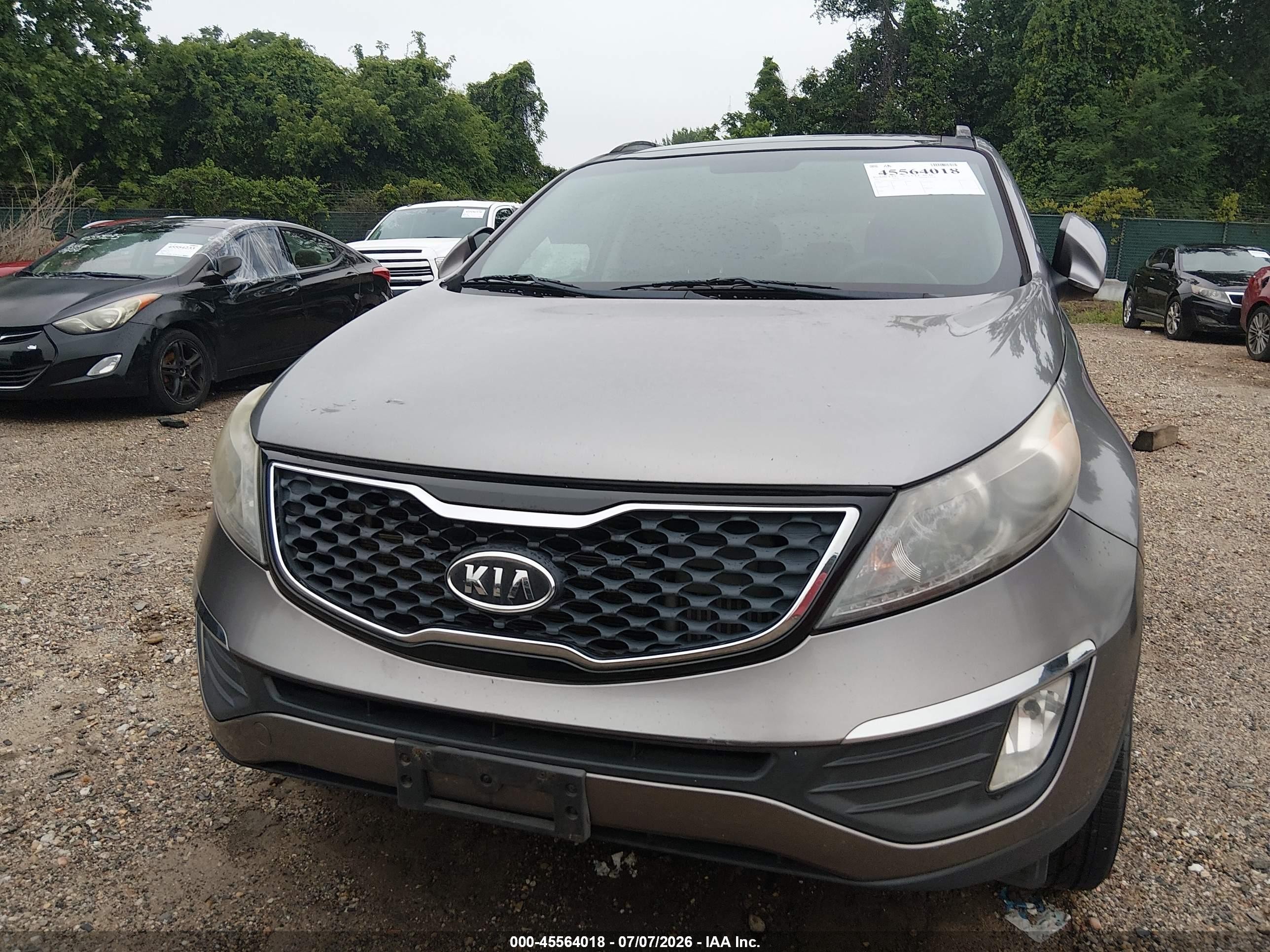 2012 Kia Sportage Sx Gray vin: KNDPC3A6XC7186717