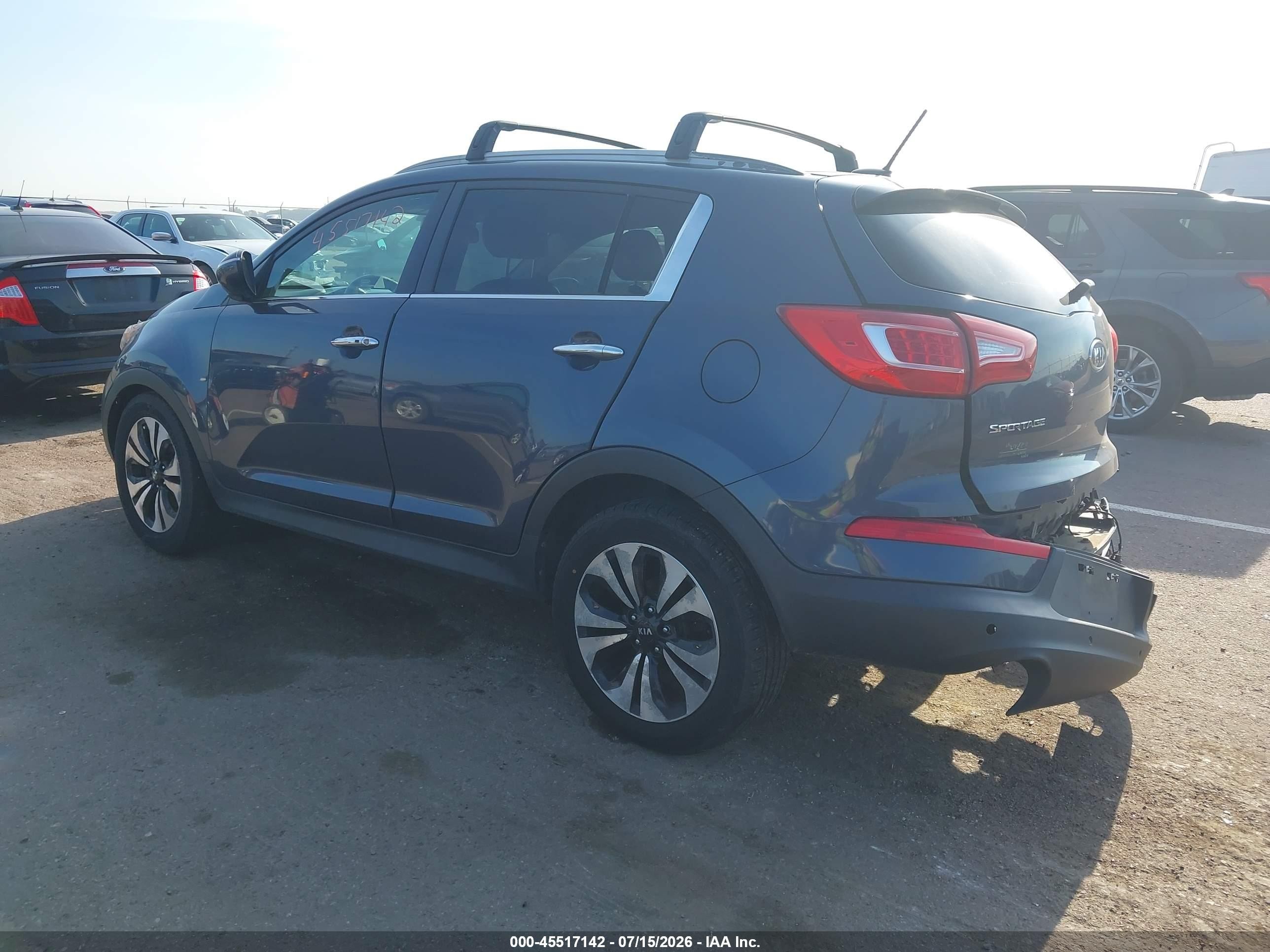 2012 Kia Sportage Sx Gray vin: KNDPC3A6XC7284226