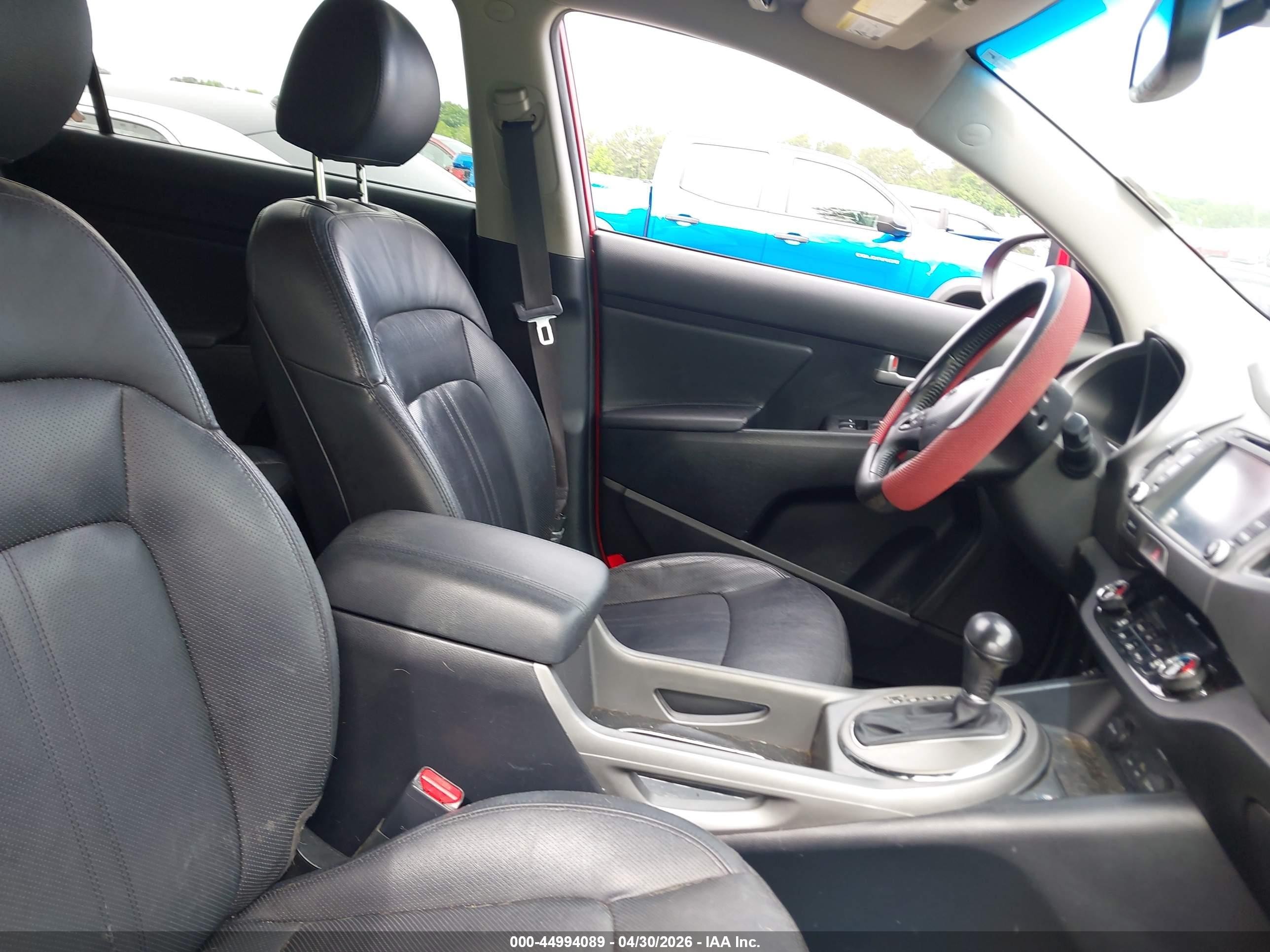 2014 Kia Sportage Ex Red vin: KNDPC3AC0E7586813