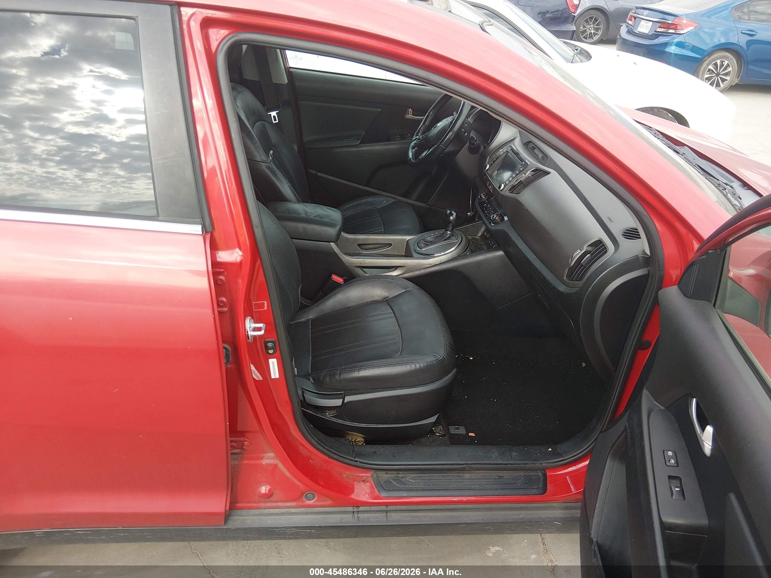 2014 Kia Sportage Ex Maroon vin: KNDPC3AC0E7615579