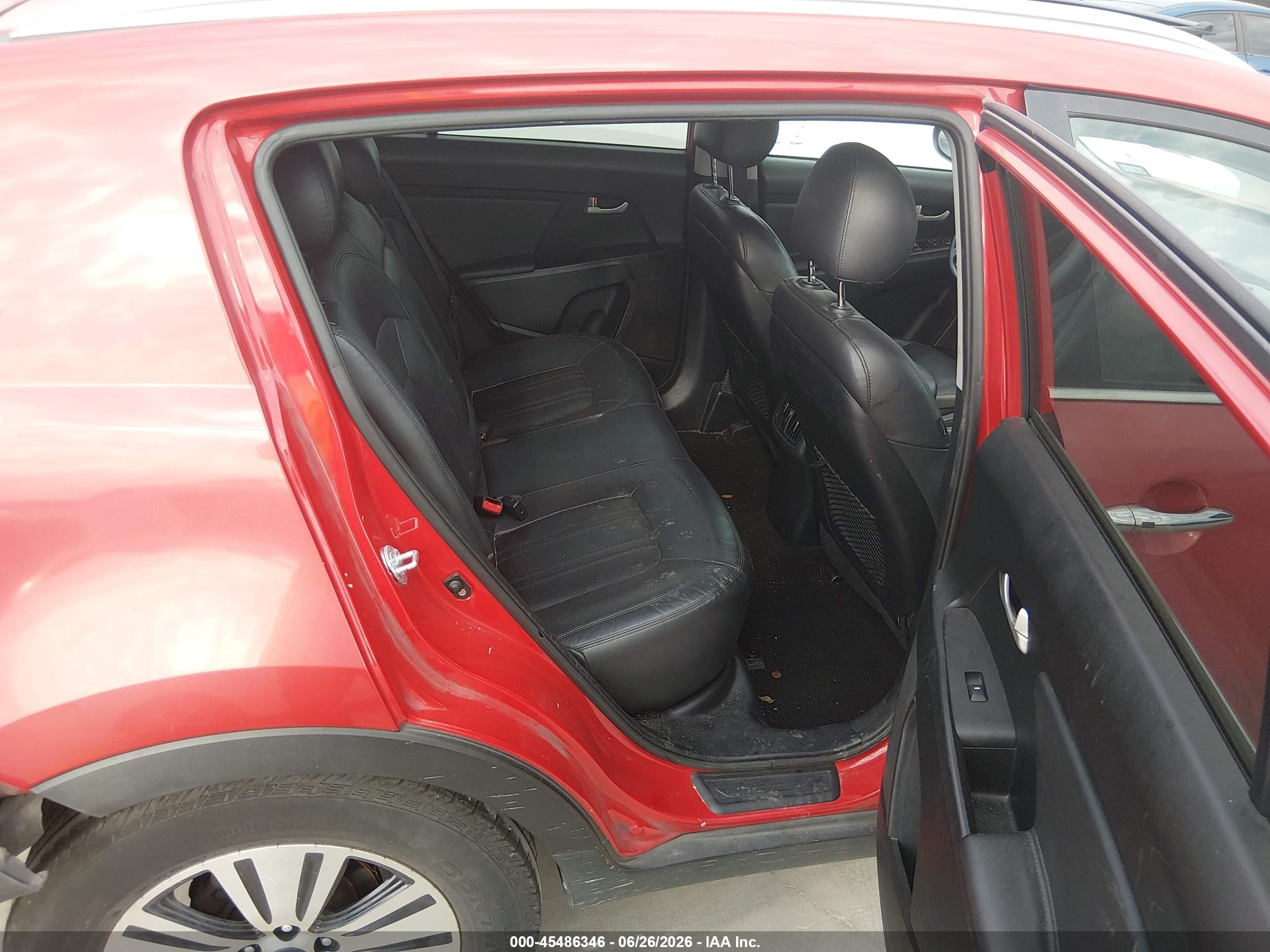 2014 Kia Sportage Ex Maroon vin: KNDPC3AC0E7615579