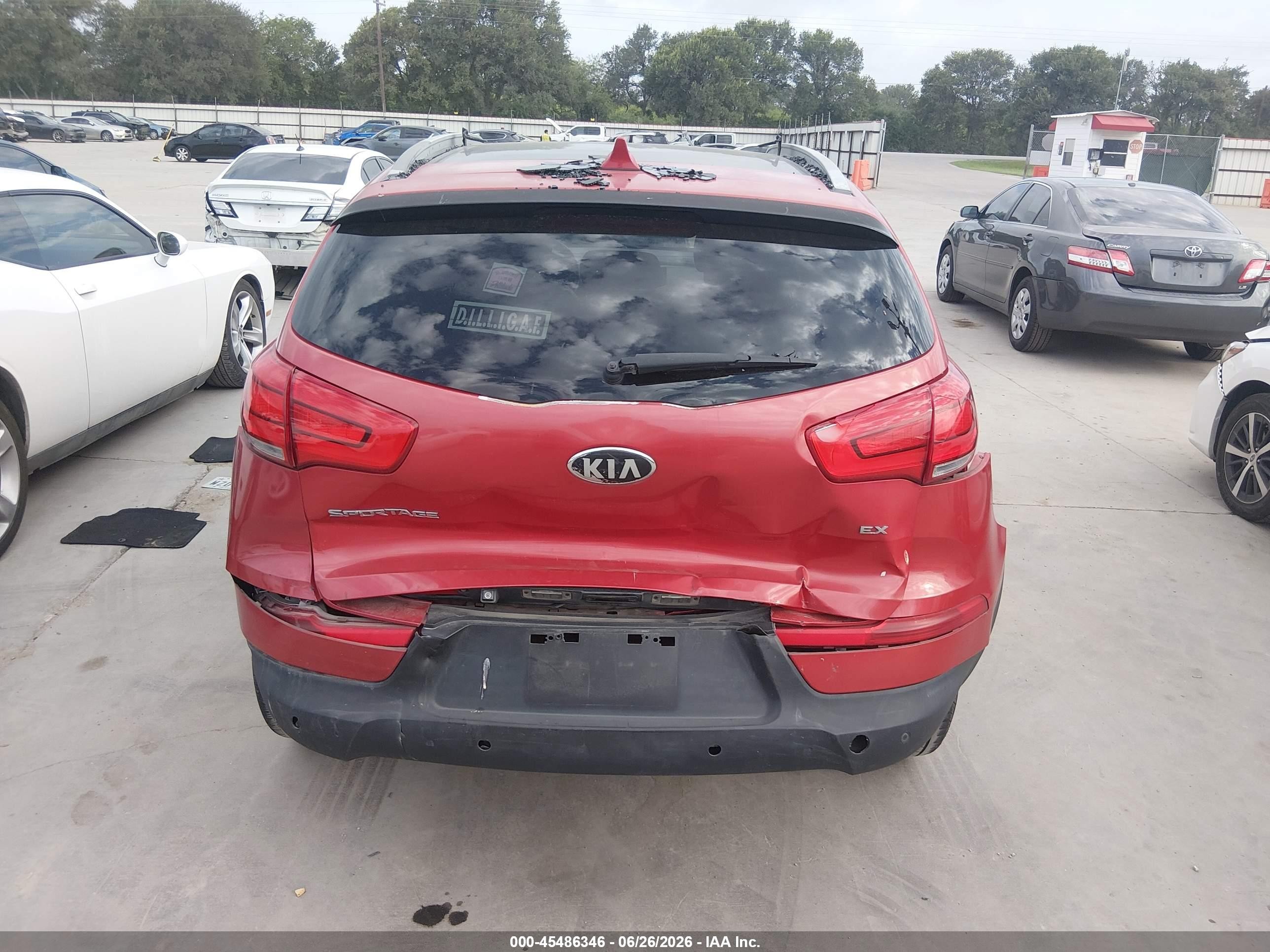 2014 Kia Sportage Ex Maroon vin: KNDPC3AC0E7615579