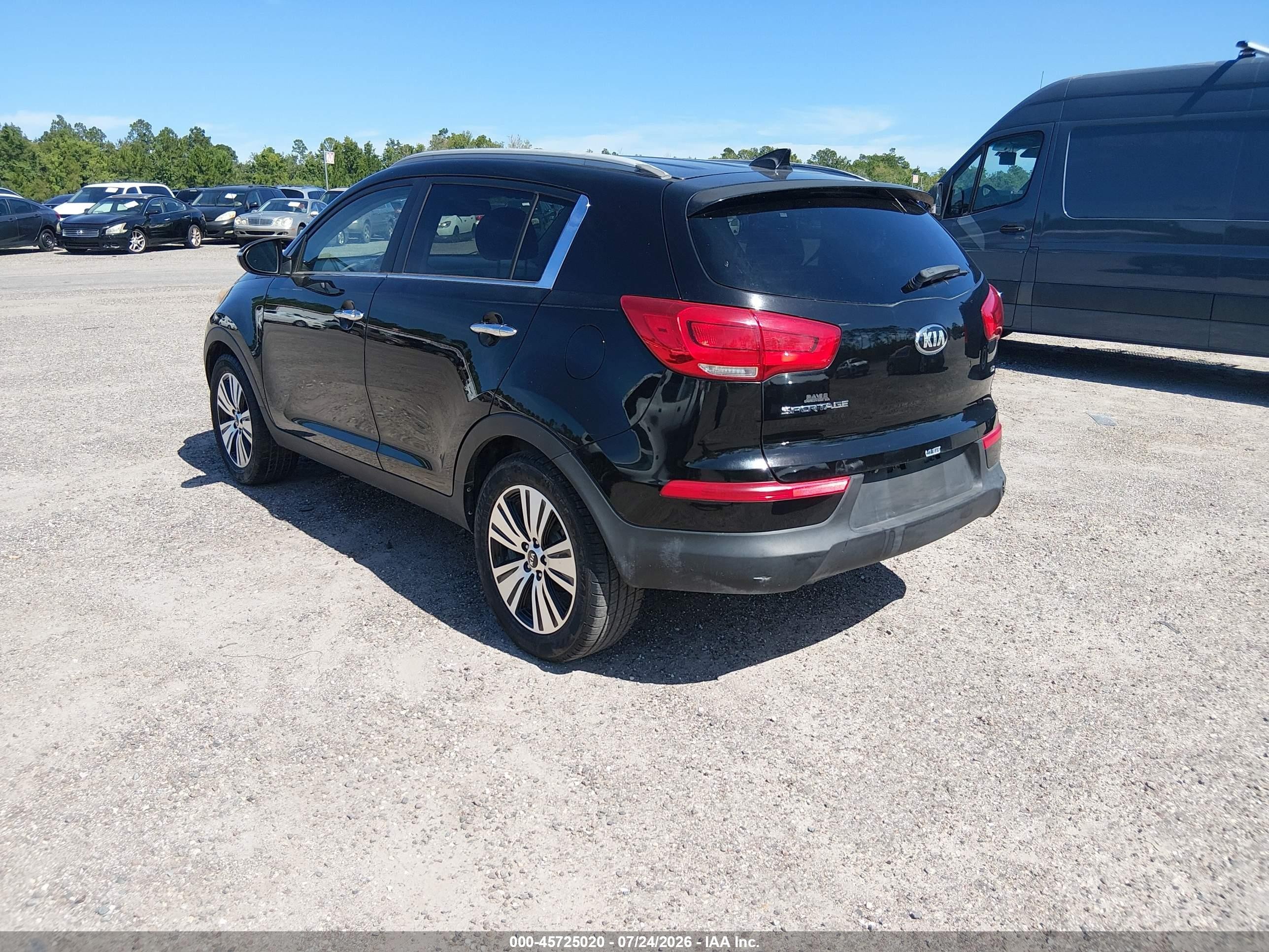 2015 Kia Sportage Ex Black vin: KNDPC3AC1F7724666