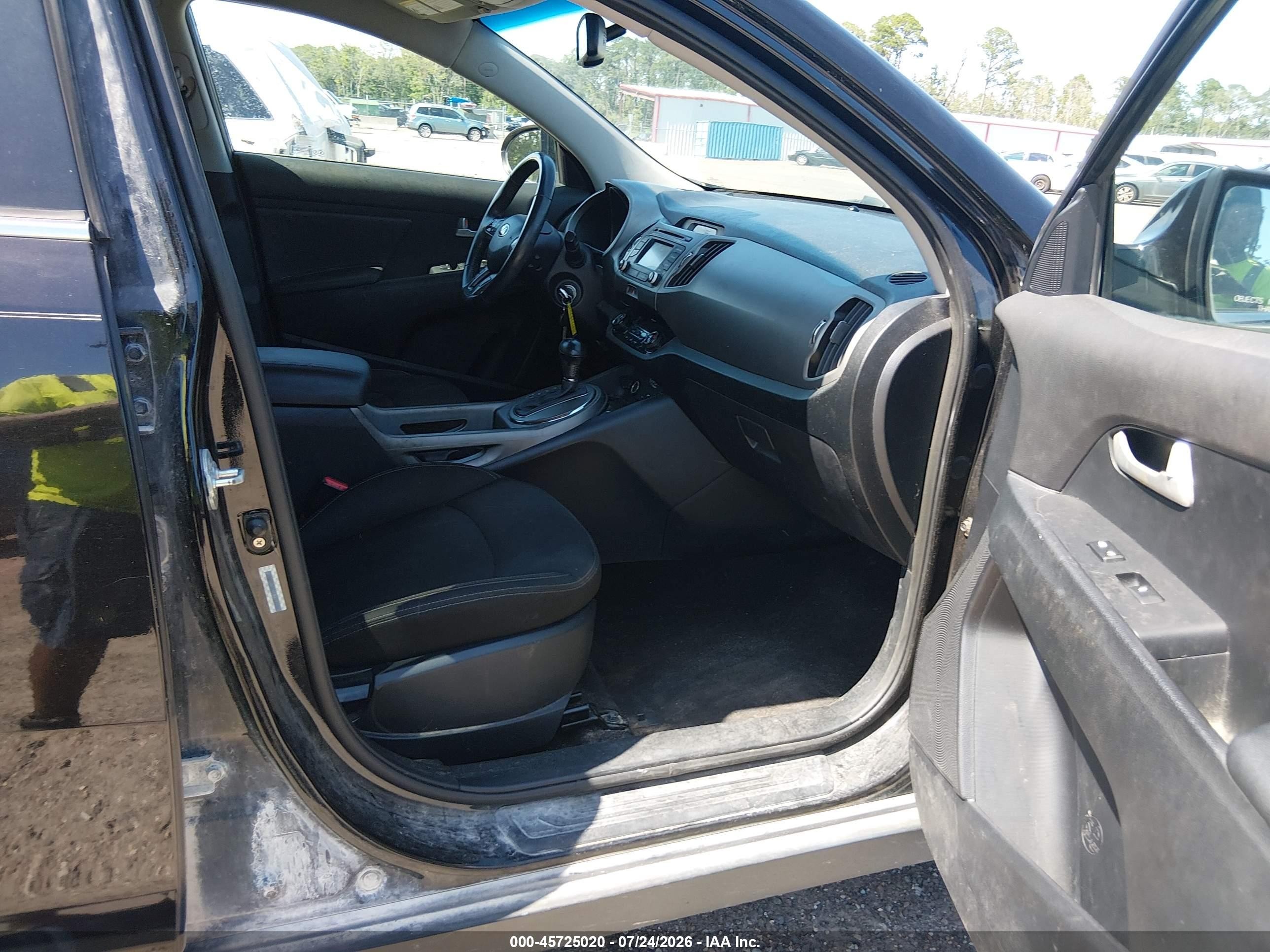 2015 Kia Sportage Ex Black vin: KNDPC3AC1F7724666