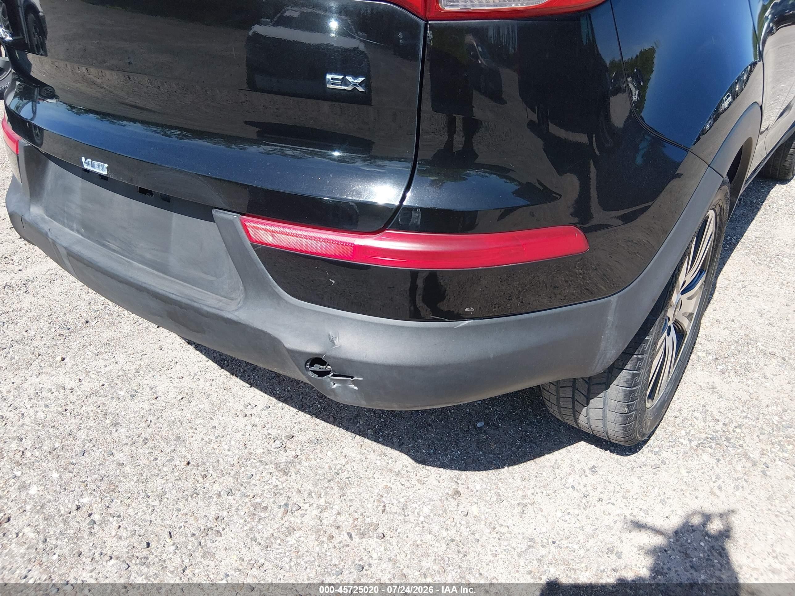 2015 Kia Sportage Ex Black vin: KNDPC3AC1F7724666