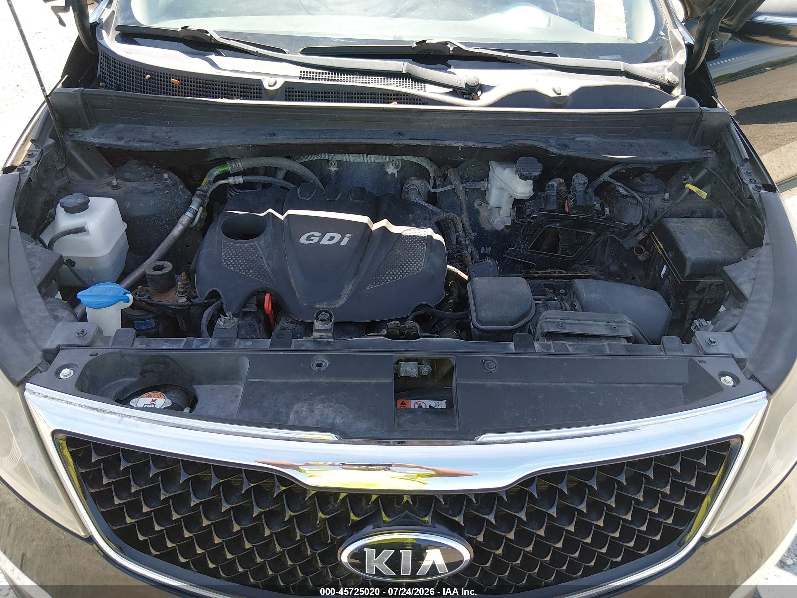 2015 Kia Sportage Ex Black vin: KNDPC3AC1F7724666