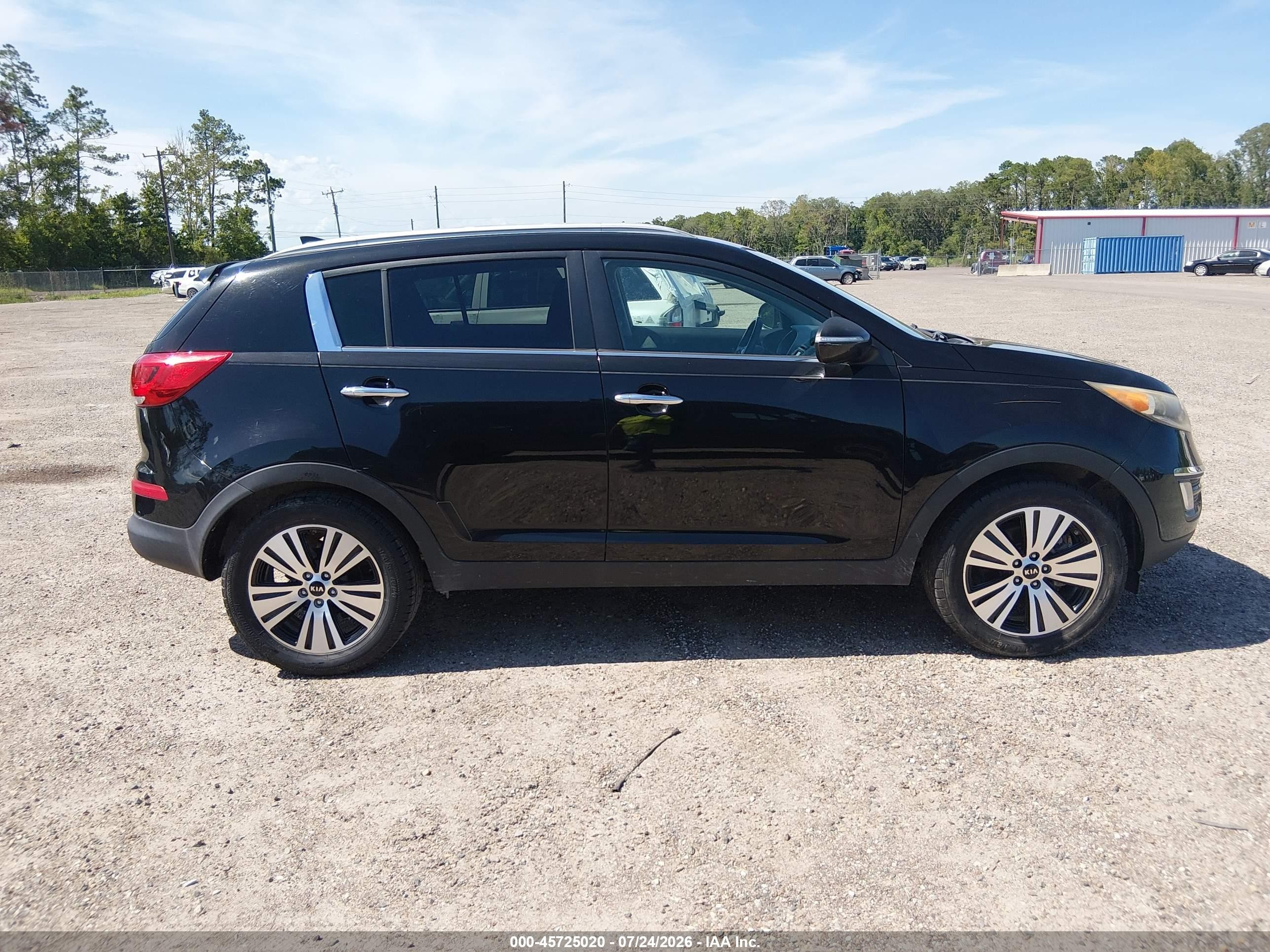 2015 Kia Sportage Ex Black vin: KNDPC3AC1F7724666