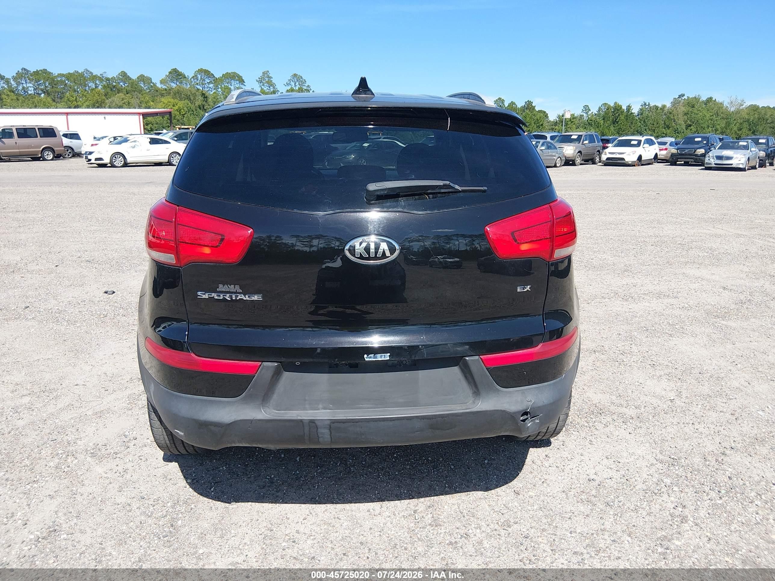 2015 Kia Sportage Ex Black vin: KNDPC3AC1F7724666