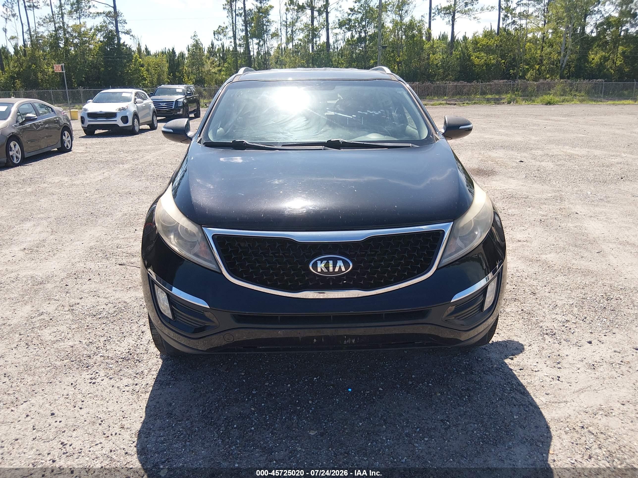 2015 Kia Sportage Ex Black vin: KNDPC3AC1F7724666