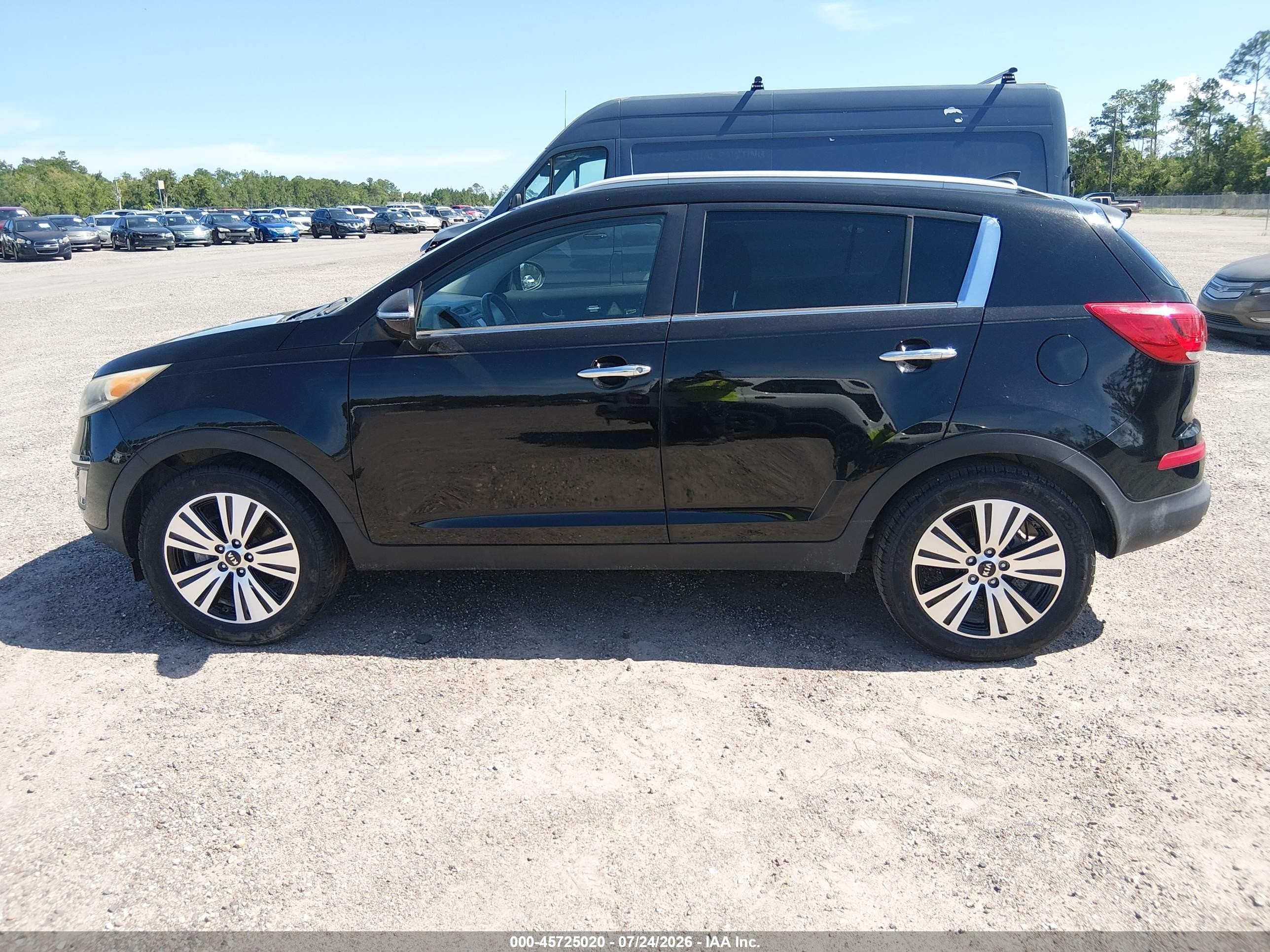 2015 Kia Sportage Ex Black vin: KNDPC3AC1F7724666