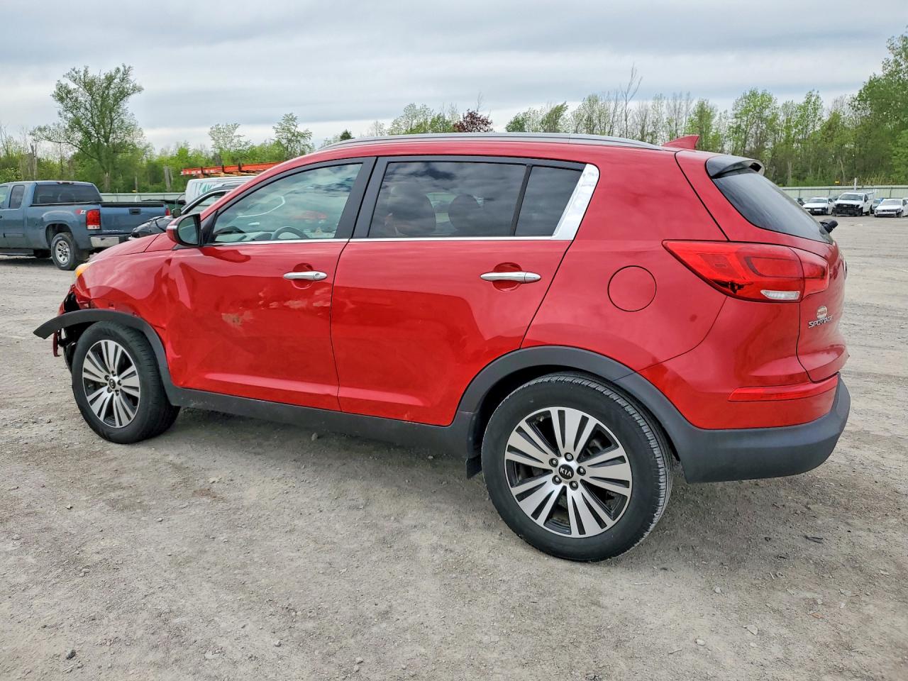 2015 Kia Sportage Ex Red vin: KNDPC3AC1F7760860