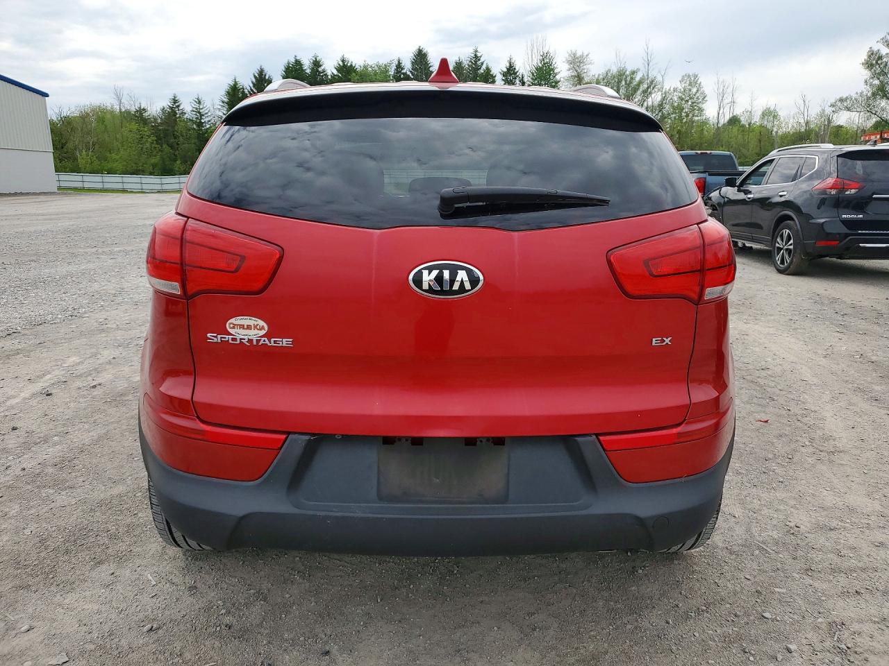 2015 Kia Sportage Ex Red vin: KNDPC3AC1F7760860