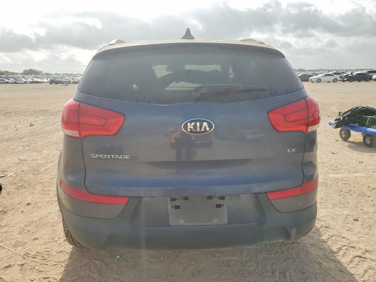 2015 Kia Sportage Ex Blue vin: KNDPC3AC2F7696179
