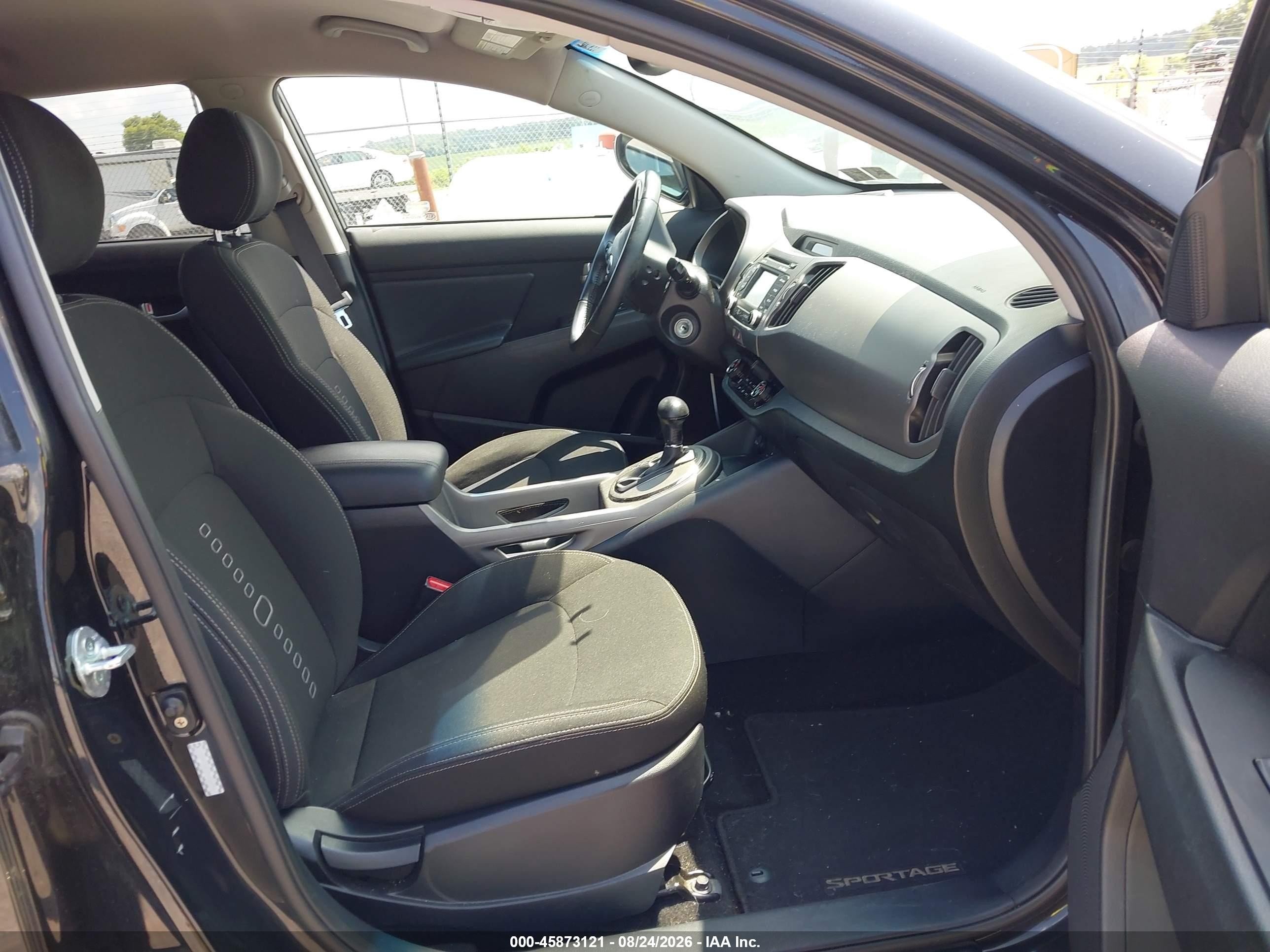 2014 Kia Sportage Ex Black vin: KNDPC3AC4E7554768