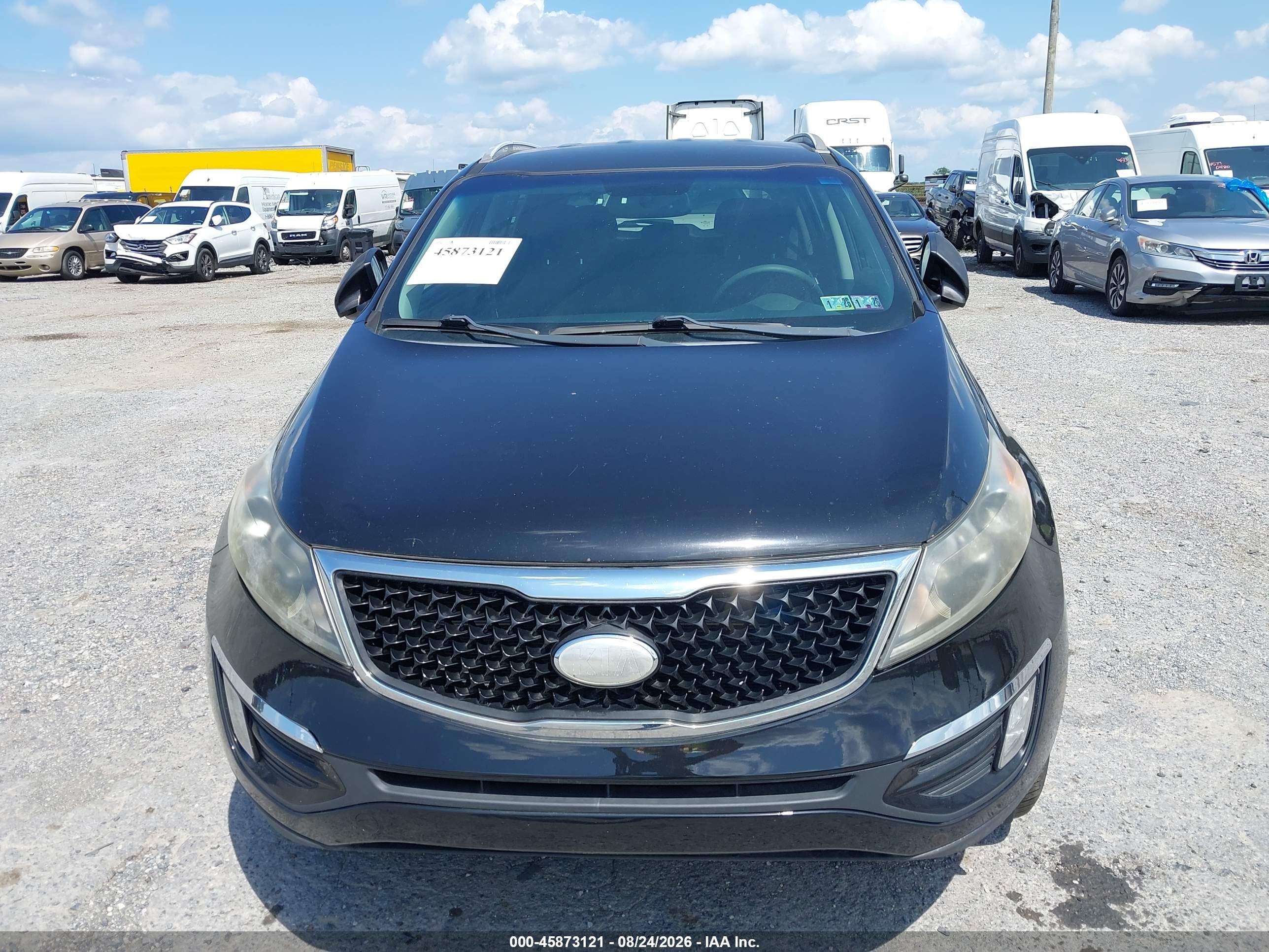 2014 Kia Sportage Ex Black vin: KNDPC3AC4E7554768
