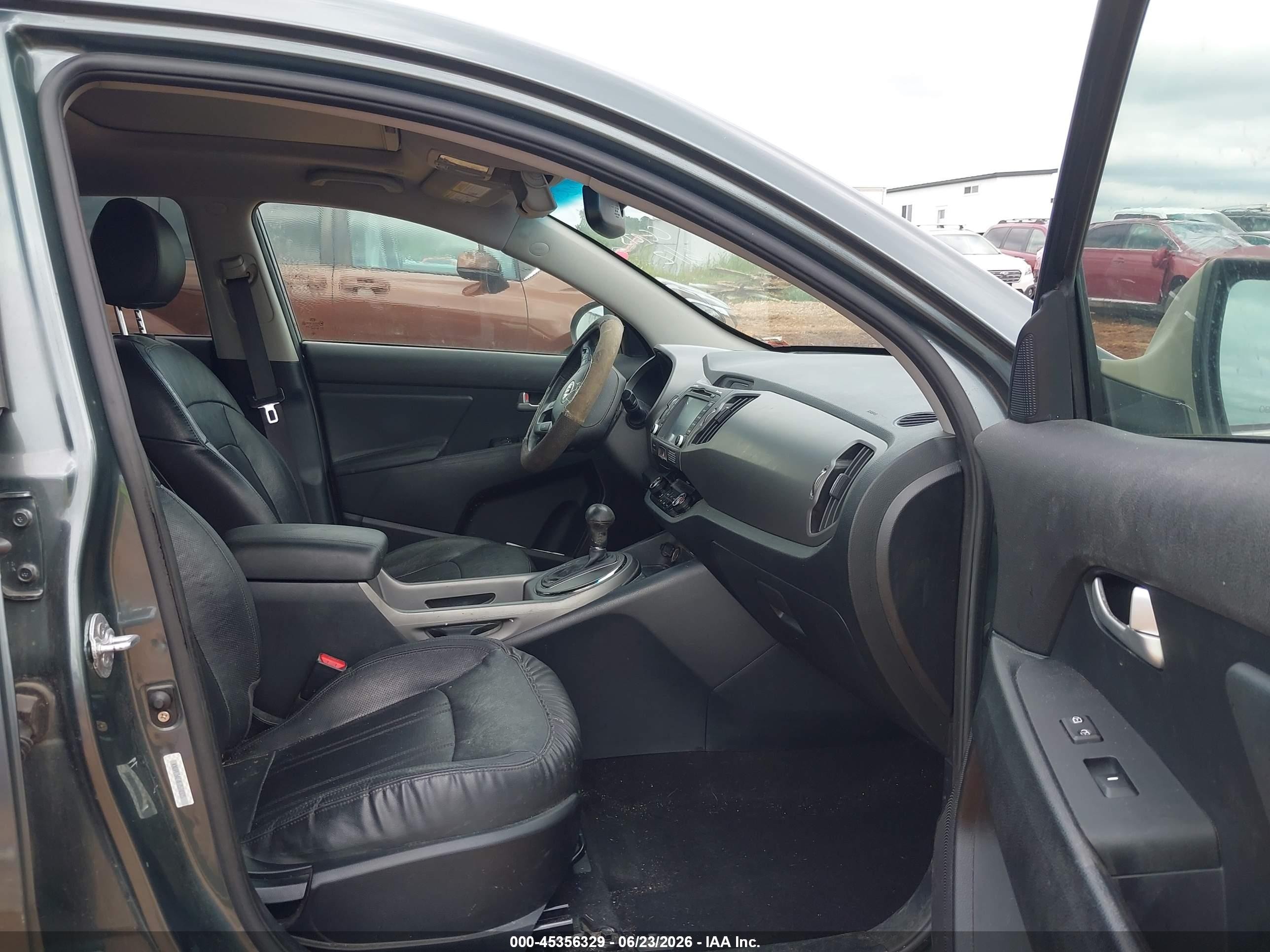 2014 Kia Sportage Ex Gray vin: KNDPC3AC4E7574325