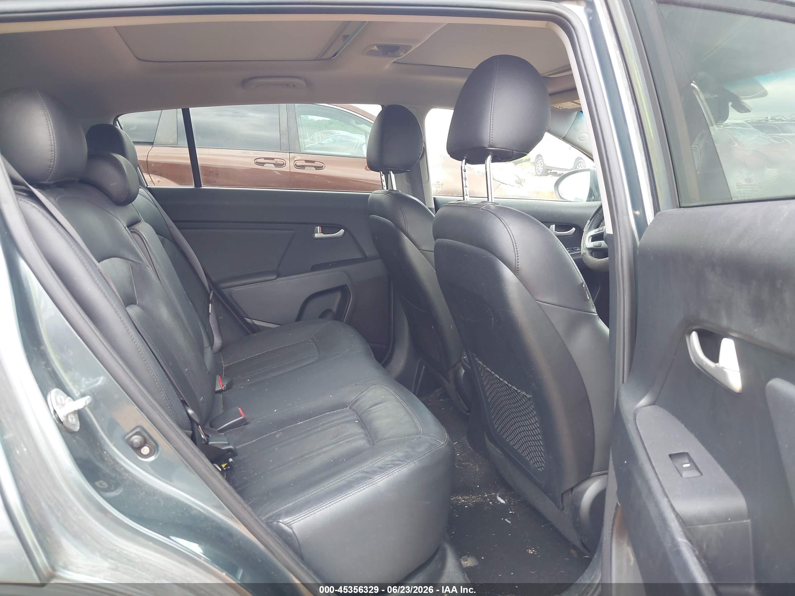 2014 Kia Sportage Ex Gray vin: KNDPC3AC4E7574325