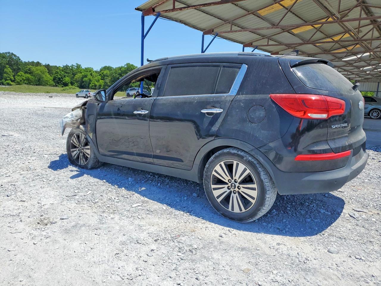 2014 Kia Sportage Ex Black vin: KNDPC3AC4E7641103