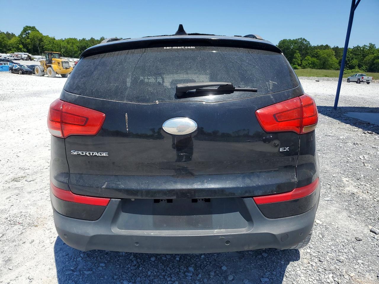 2014 Kia Sportage Ex Black vin: KNDPC3AC4E7641103