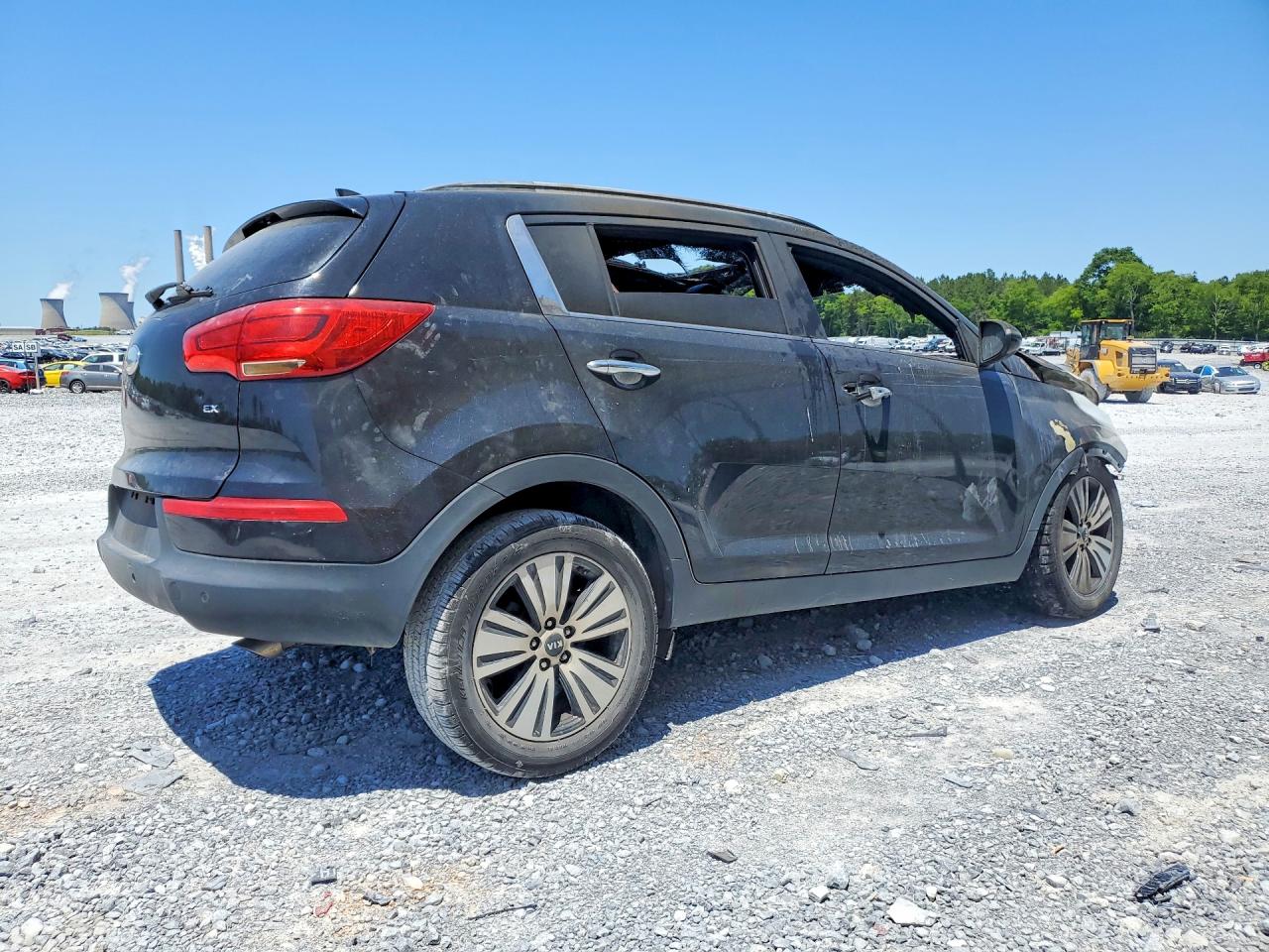 2014 Kia Sportage Ex Black vin: KNDPC3AC4E7641103