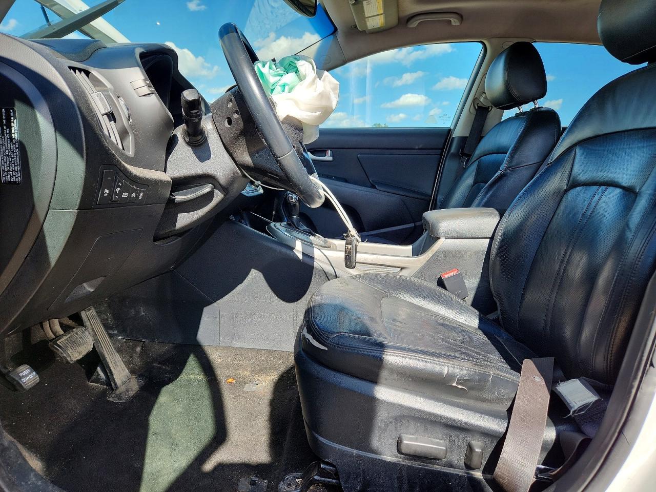 2015 Kia Sportage Ex White vin: KNDPC3AC4F7674734