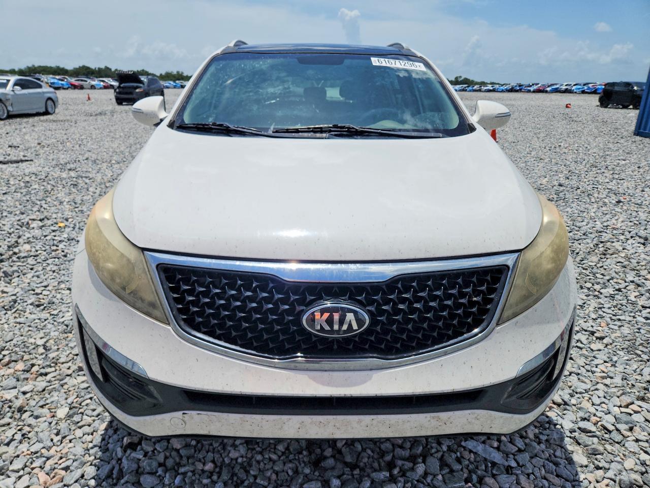 2015 Kia Sportage Ex Белый vin: KNDPC3AC4F7687466