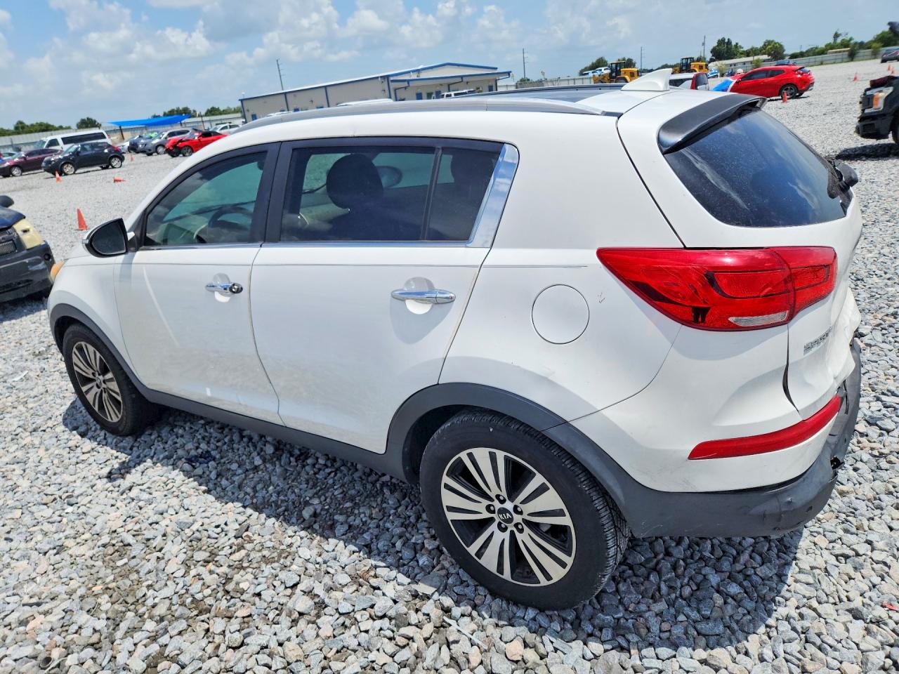 2015 Kia Sportage Ex Белый vin: KNDPC3AC4F7687466