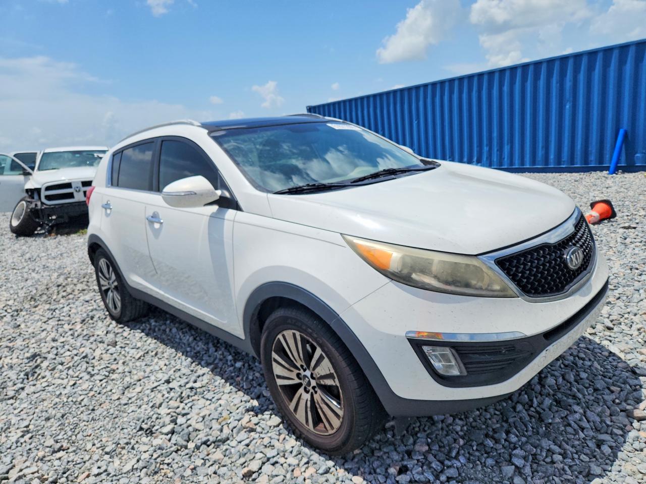 2015 Kia Sportage Ex Белый vin: KNDPC3AC4F7687466