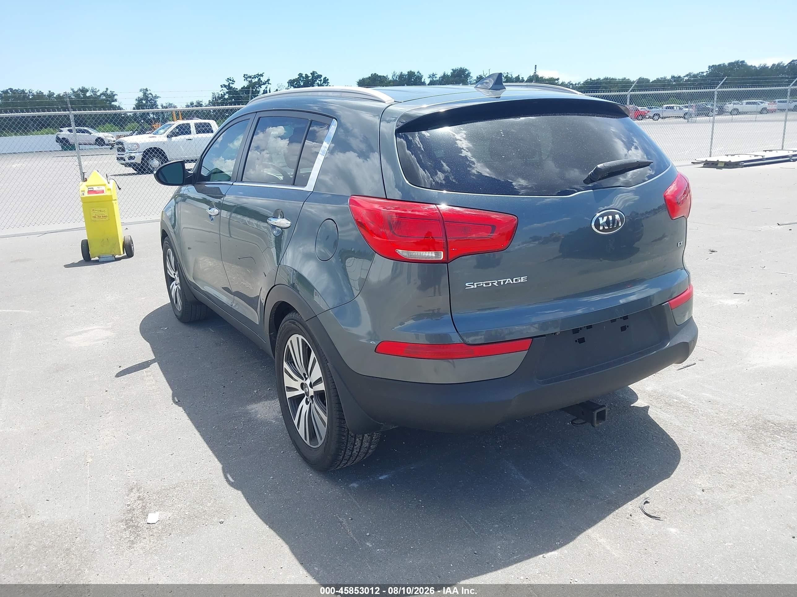 2015 Kia Sportage Ex Gray vin: KNDPC3AC4F7758780