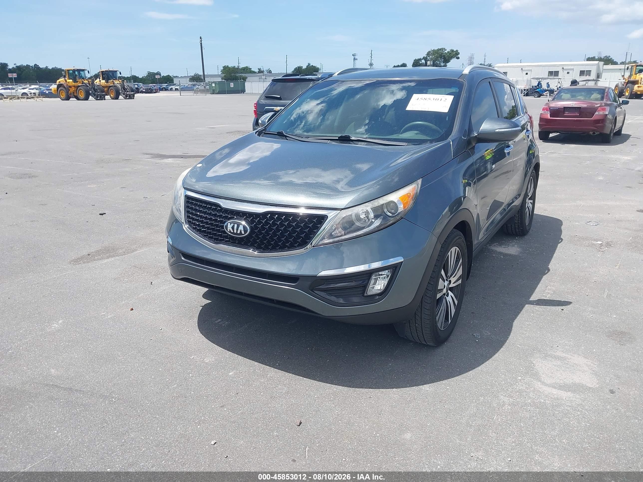 2015 Kia Sportage Ex Gray vin: KNDPC3AC4F7758780