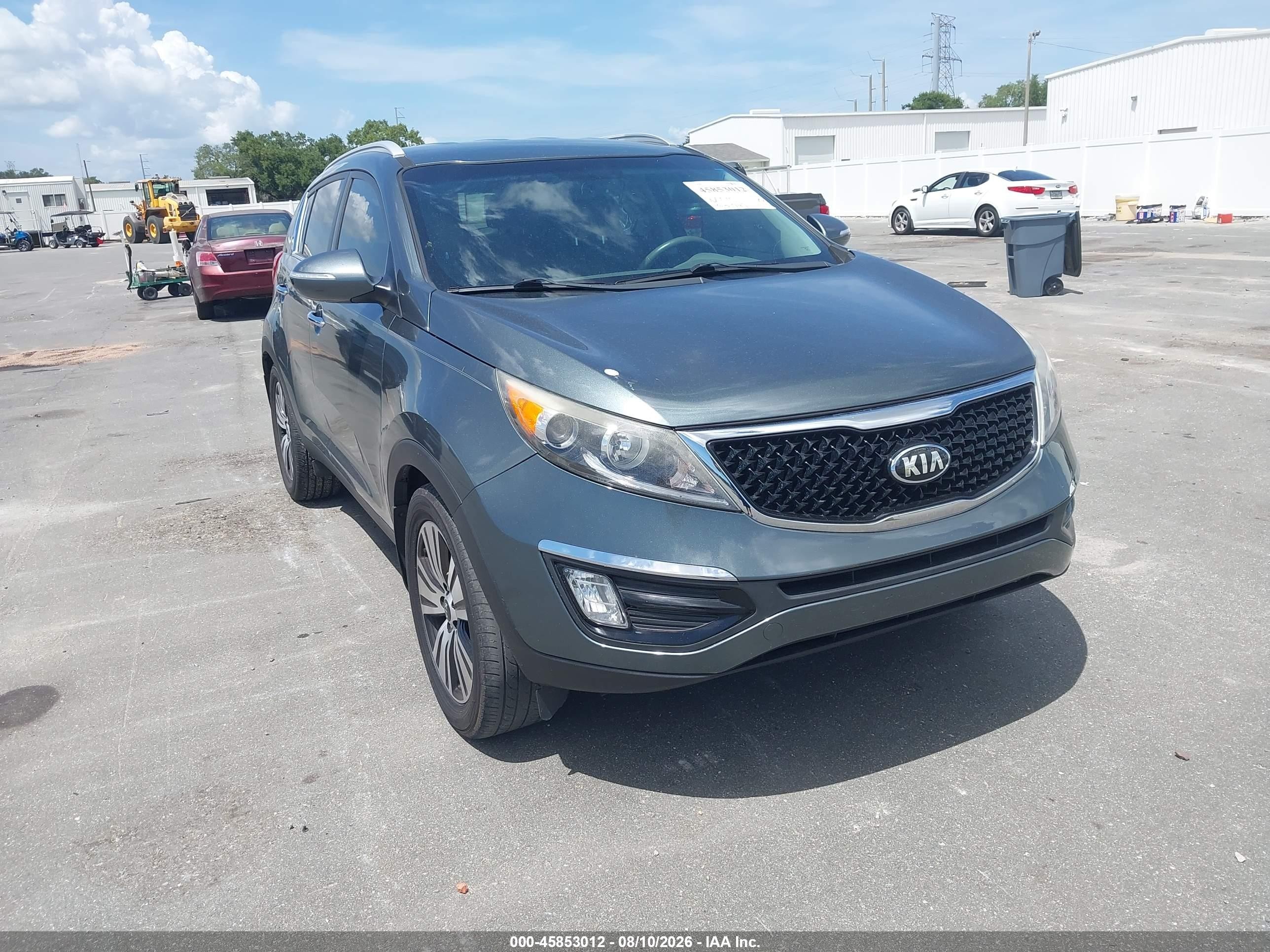 2015 Kia Sportage Ex Gray vin: KNDPC3AC4F7758780