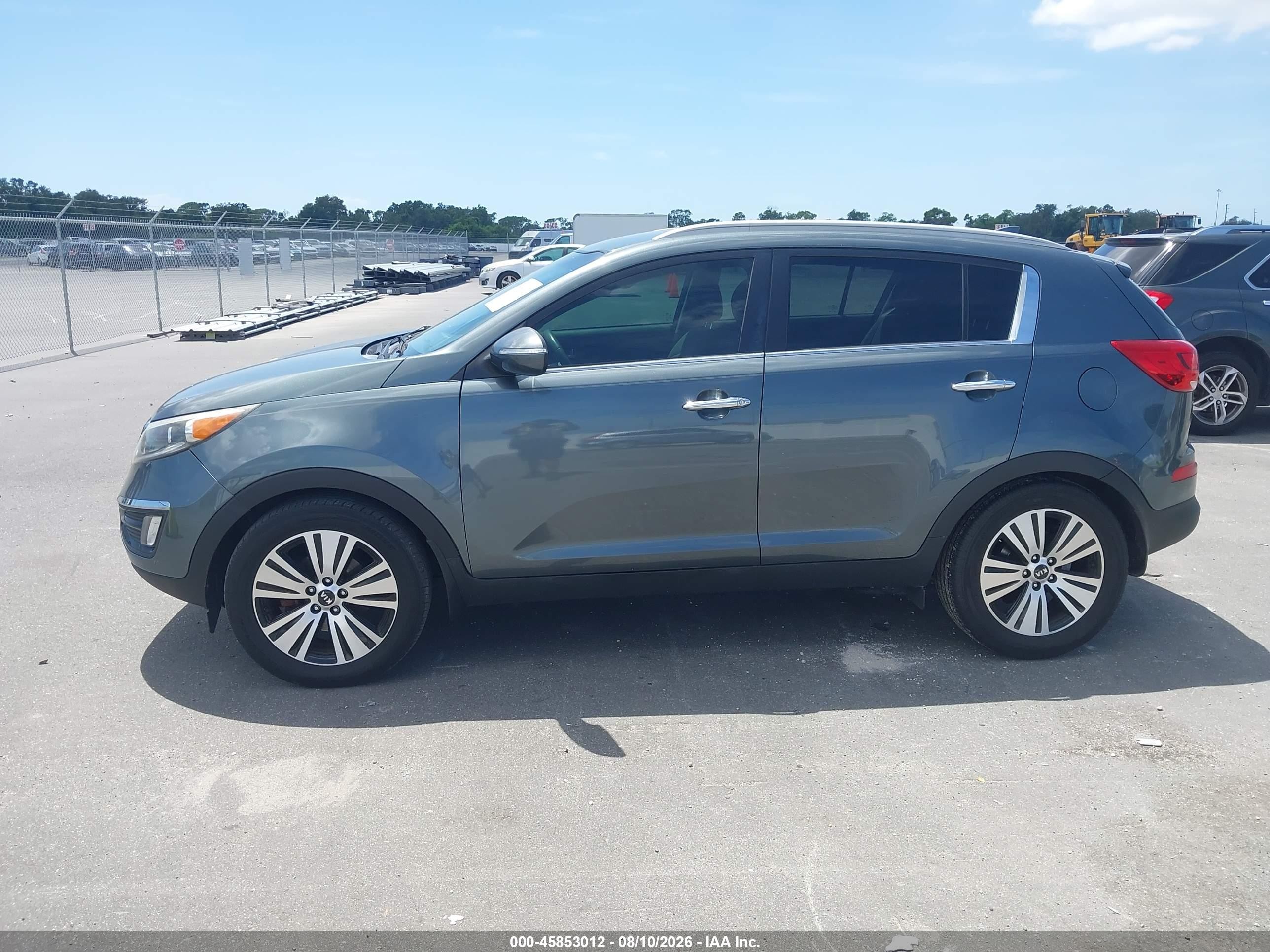 2015 Kia Sportage Ex Gray vin: KNDPC3AC4F7758780