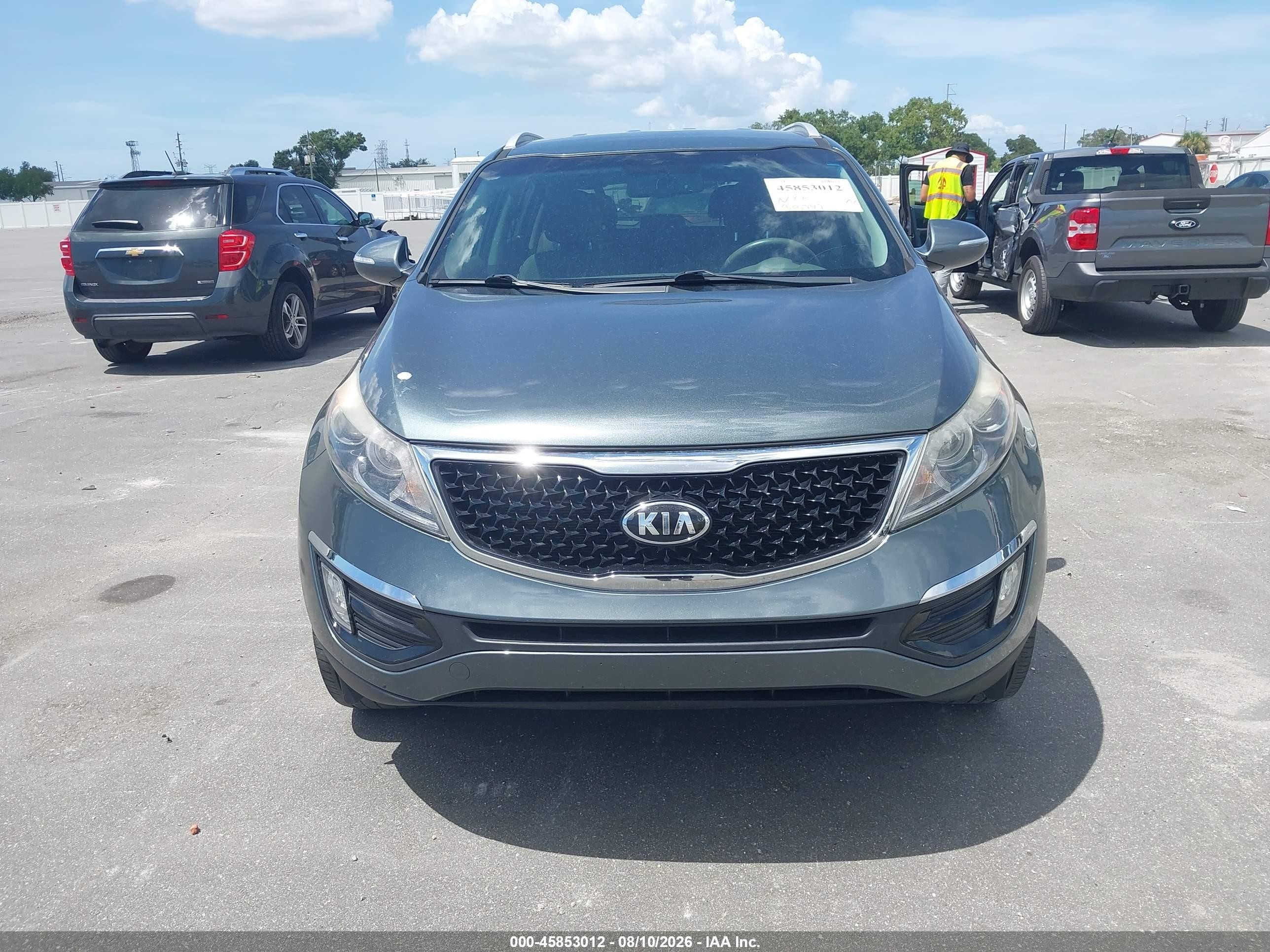 2015 Kia Sportage Ex Gray vin: KNDPC3AC4F7758780