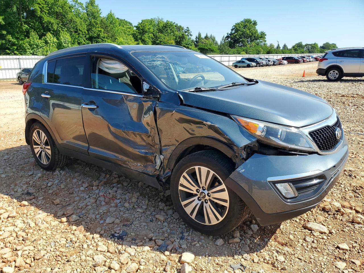 2014 Kia Sportage Серый vin: KNDPC3AC5E7569344