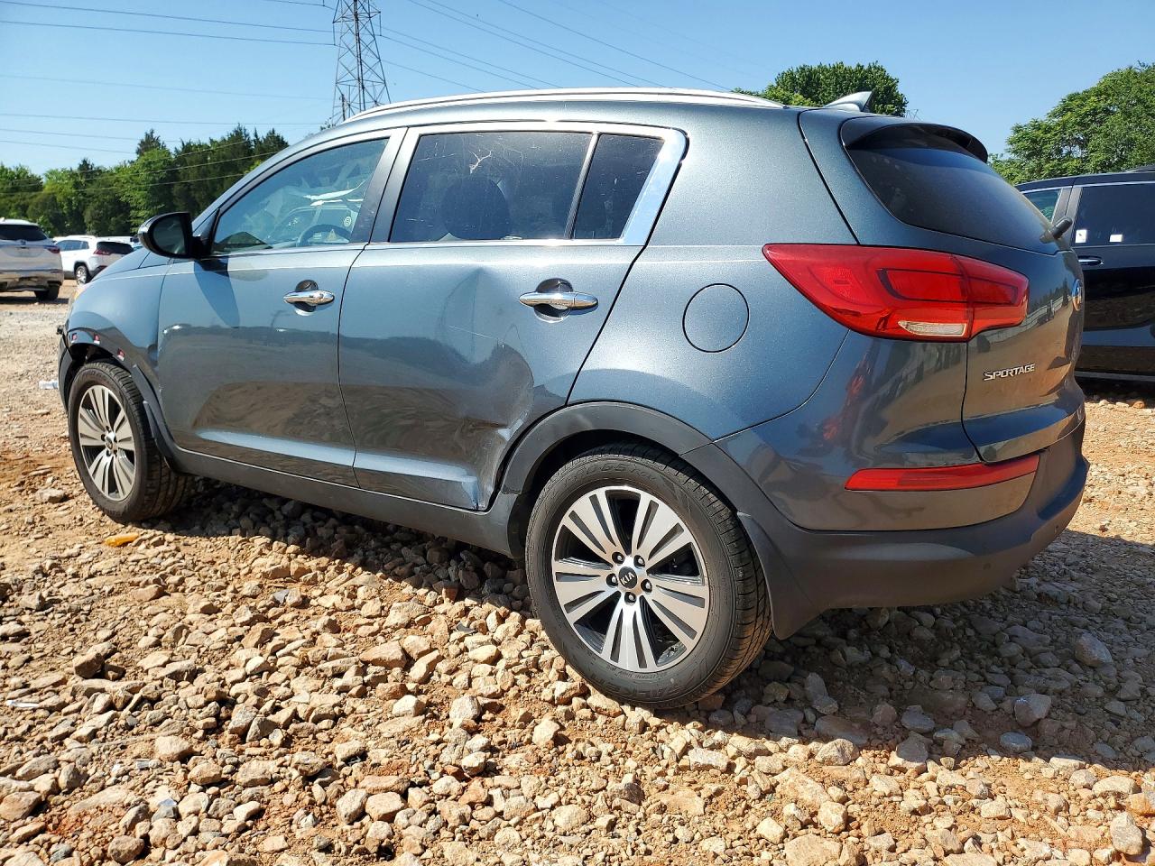 2014 Kia Sportage Серый vin: KNDPC3AC5E7569344