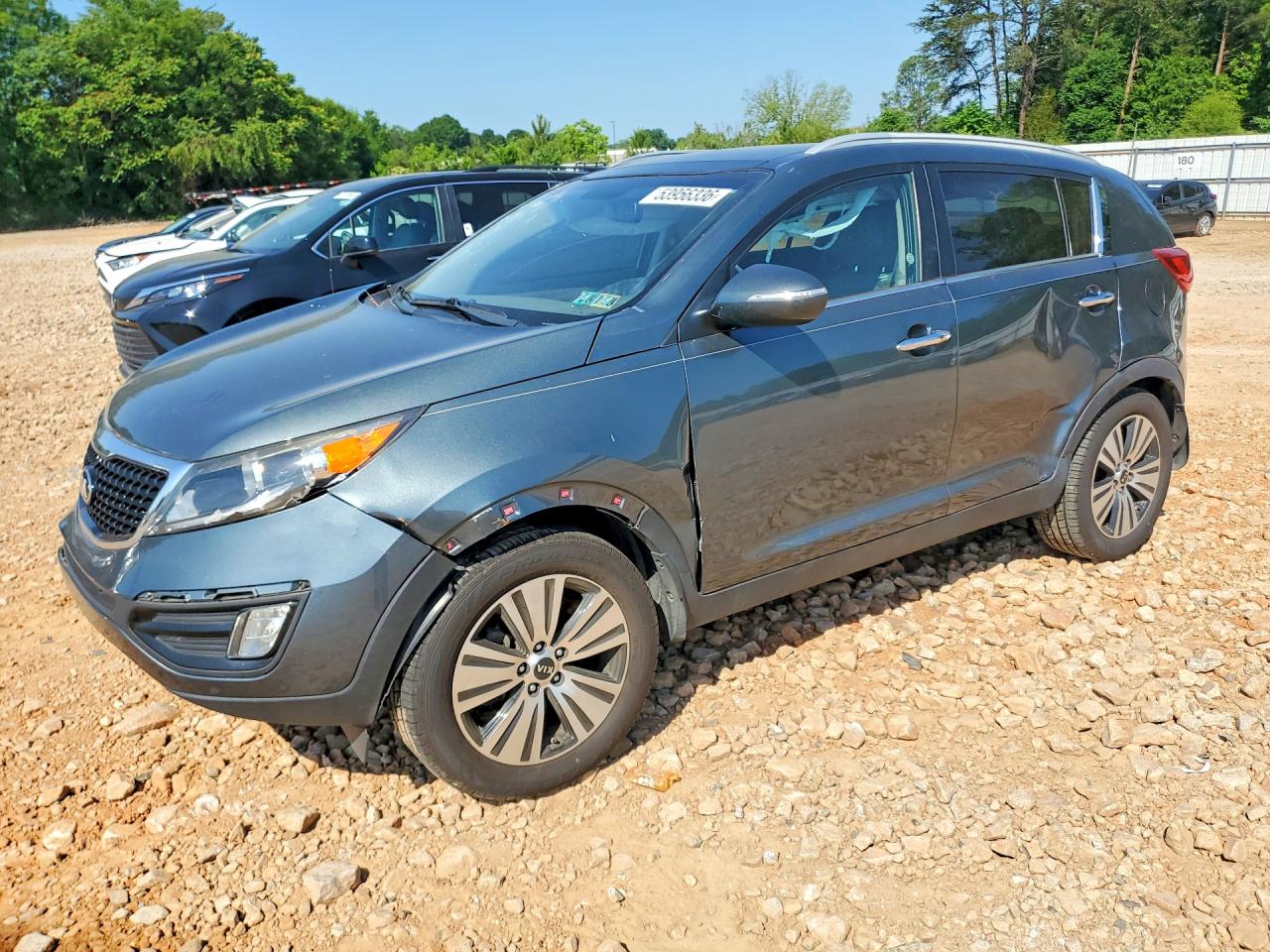 2014 Kia Sportage Серый vin: KNDPC3AC5E7569344
