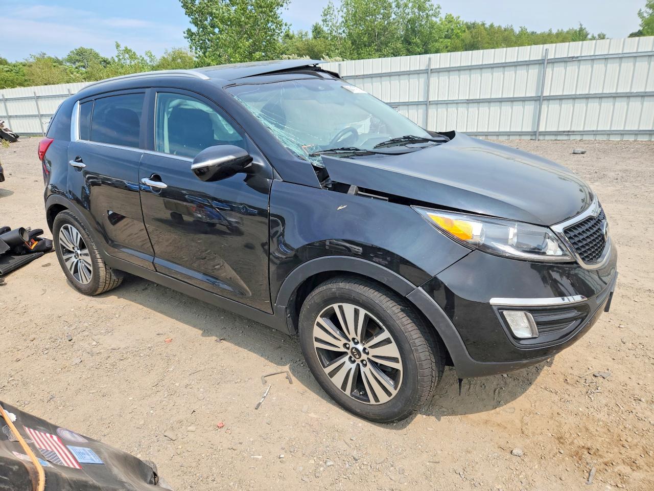 2016 Kia Sportage Ex Black vin: KNDPC3AC5G7878668