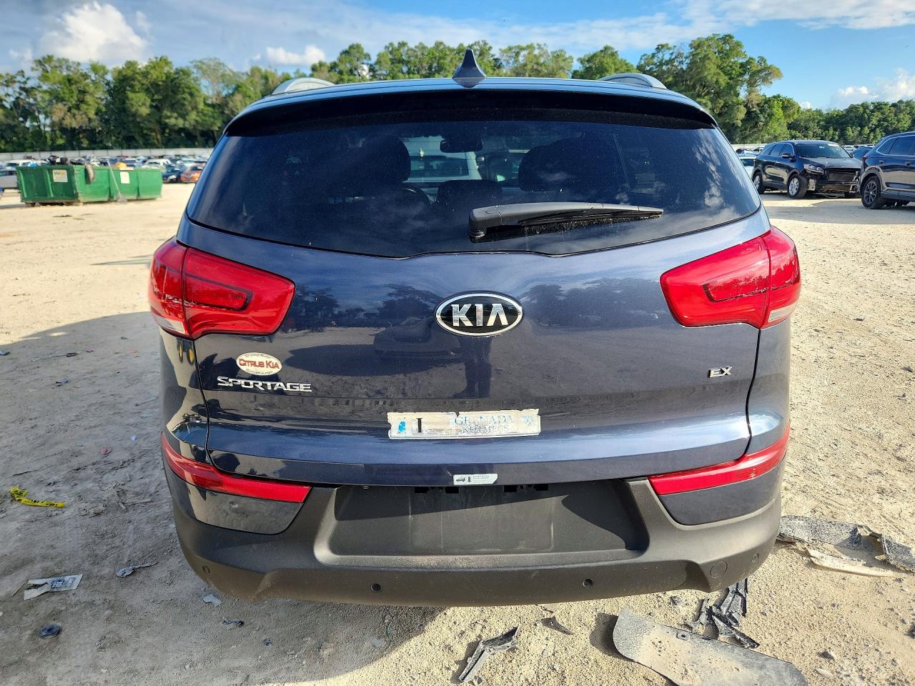 2014 Kia Sportage Ex Gray vin: KNDPC3AC6E7562144