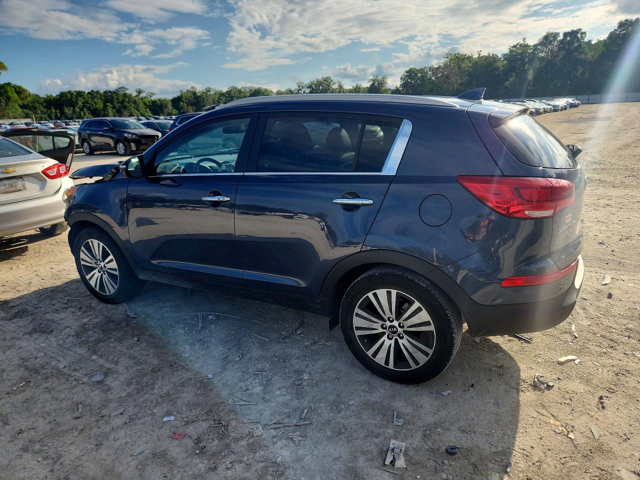2014 Kia Sportage Ex Gray vin: KNDPC3AC6E7562144