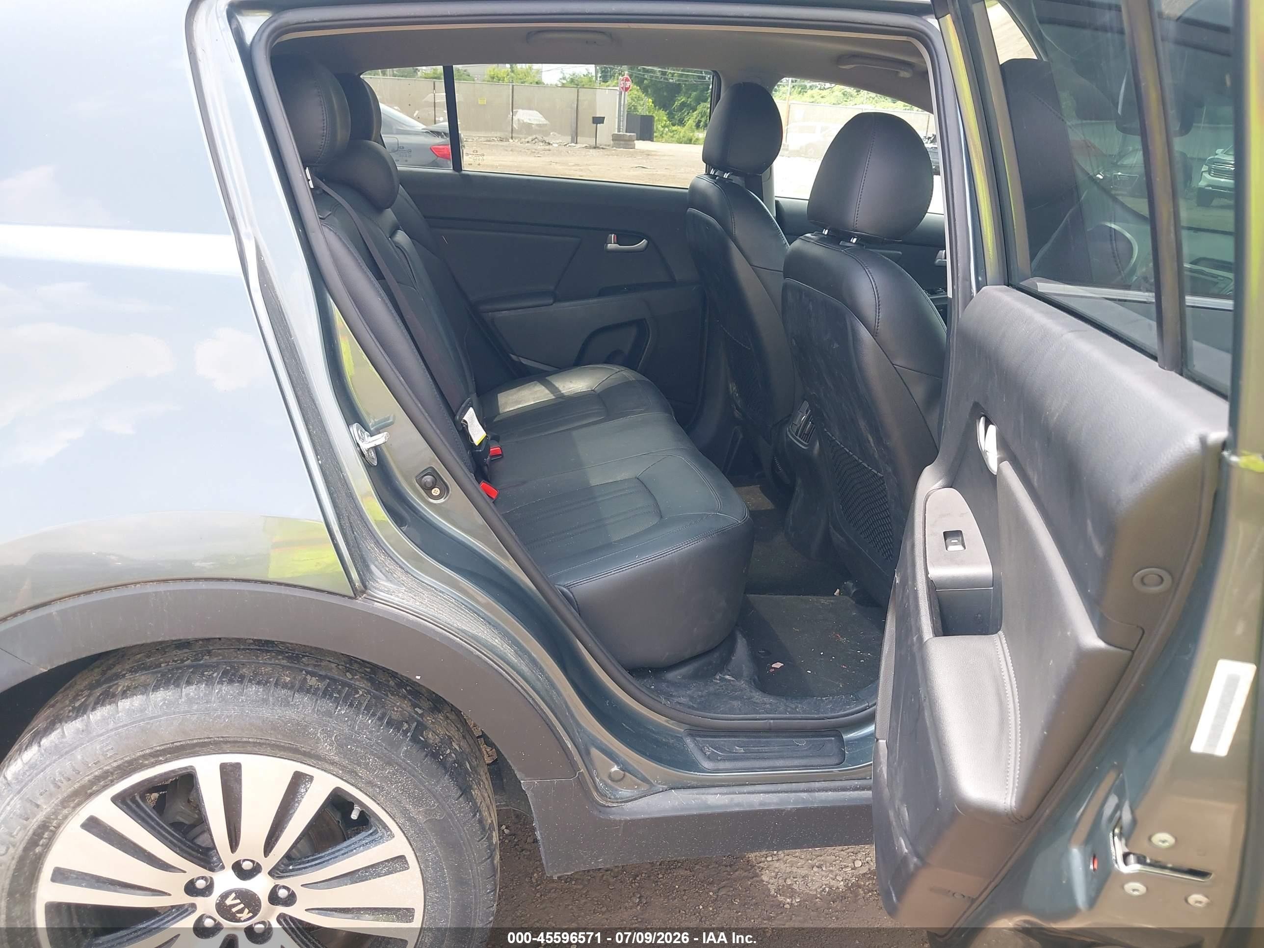 2014 Kia Sportage Ex Gray vin: KNDPC3AC6E7604814