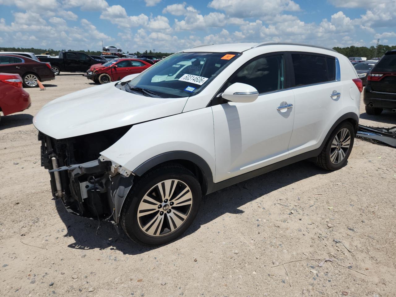 2015 Kia Sportage Ex Белый vin: KNDPC3AC6F7670412