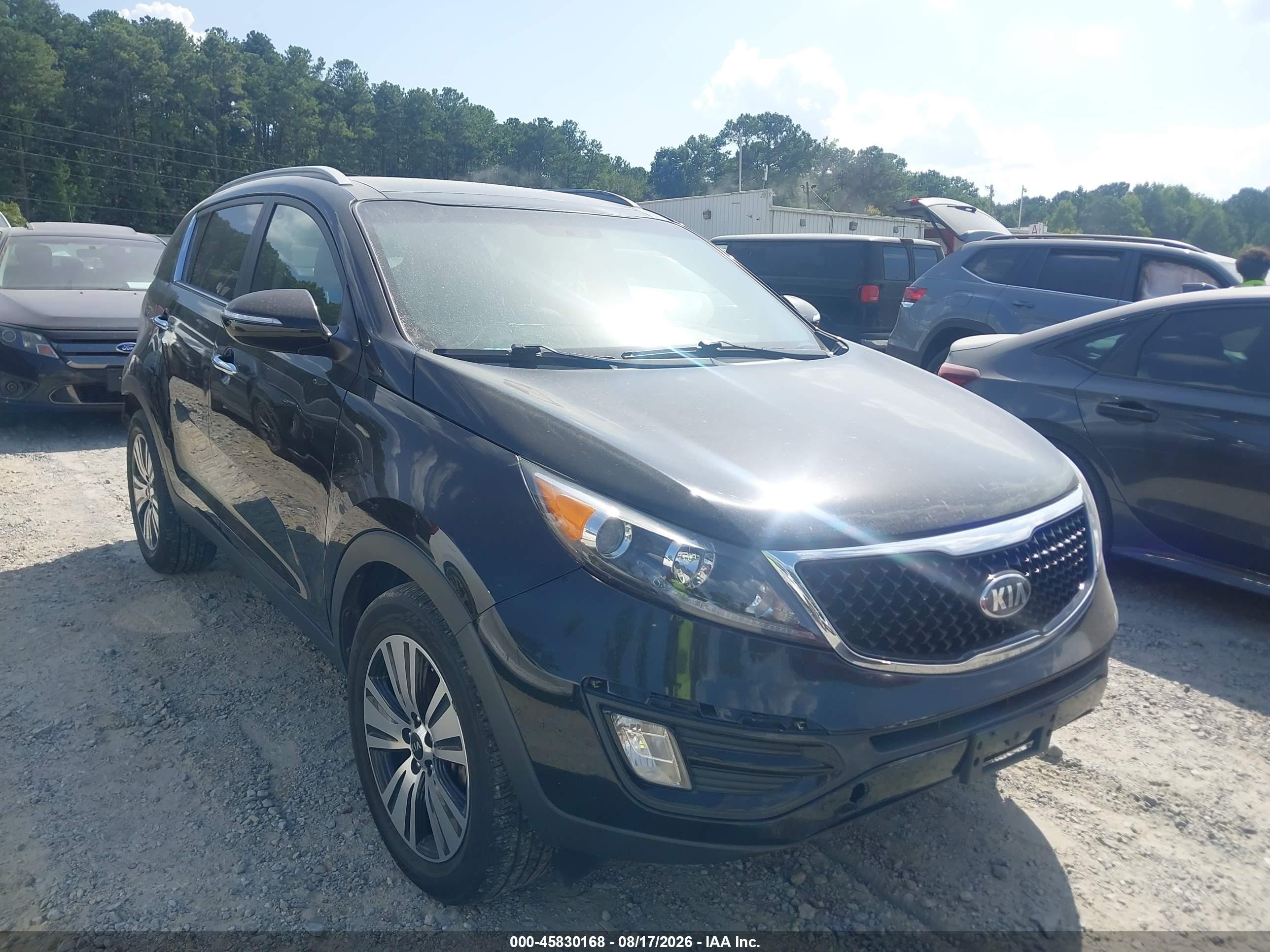 2015 Kia Sportage Ex Черный vin: KNDPC3AC6F7677005
